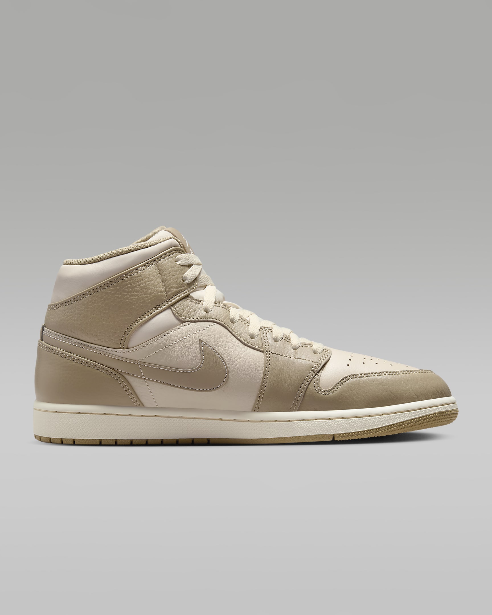 Air Jordan 1 Mid Men's Shoes - Legend Light Brown/Phantom/Legend Pink/Khaki