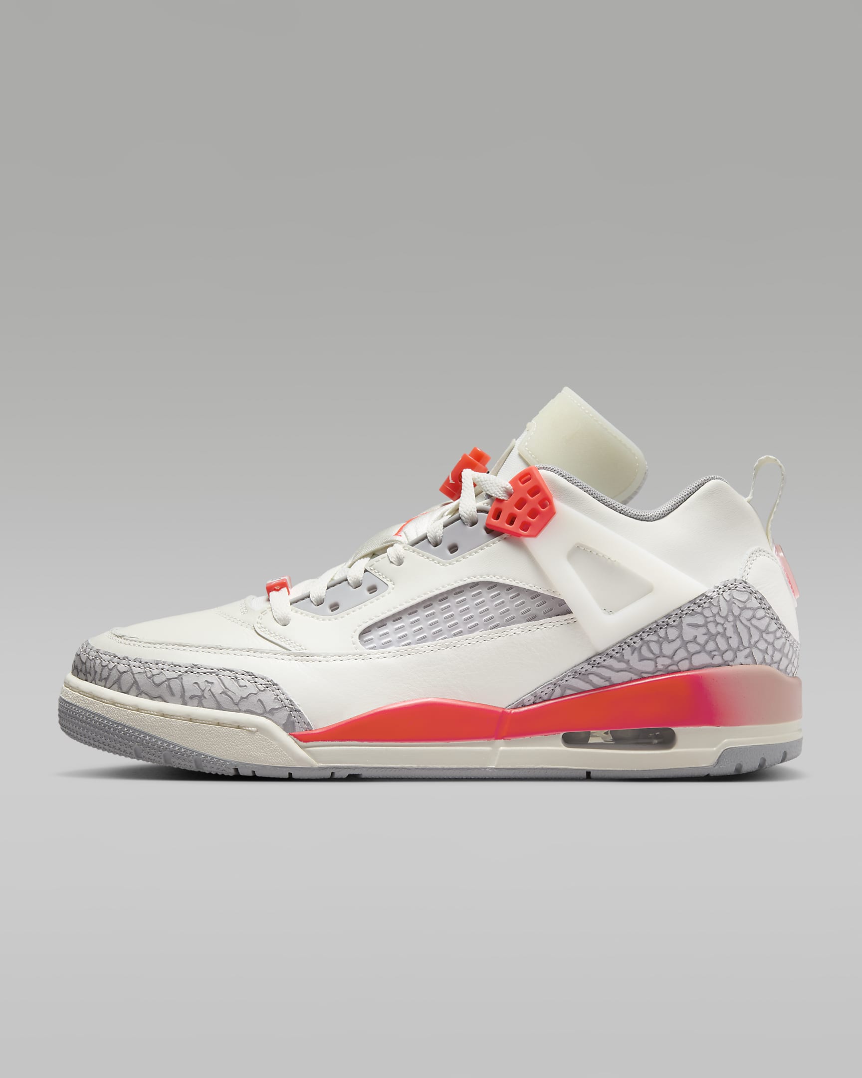 Jordan Spizike Low Paris Saint-Germain Men's Shoes - Sail/Wolf Grey/Cement Grey/Infrared 23