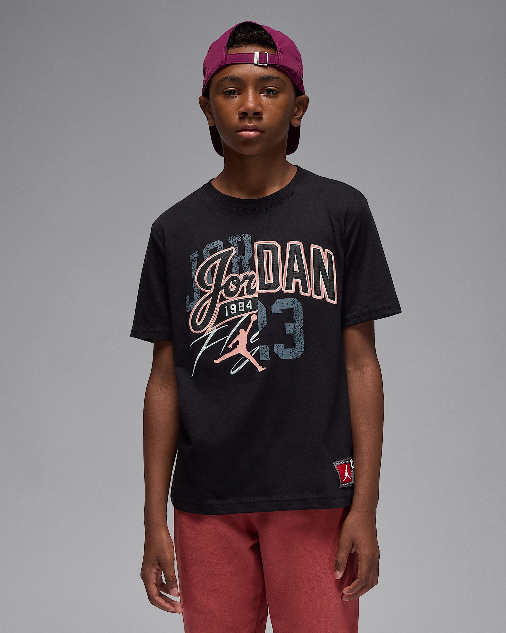 Jordan Big Kids' Varsity Split T-Shirt - Black