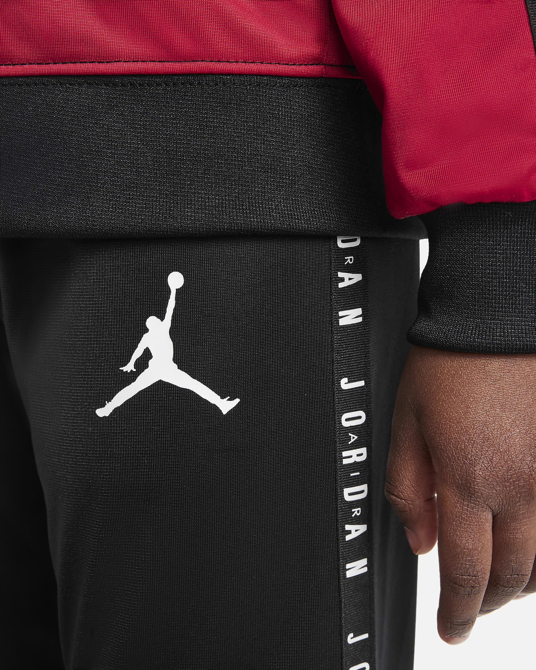 Jordan Toddler Tracksuit - Black/Gym Red