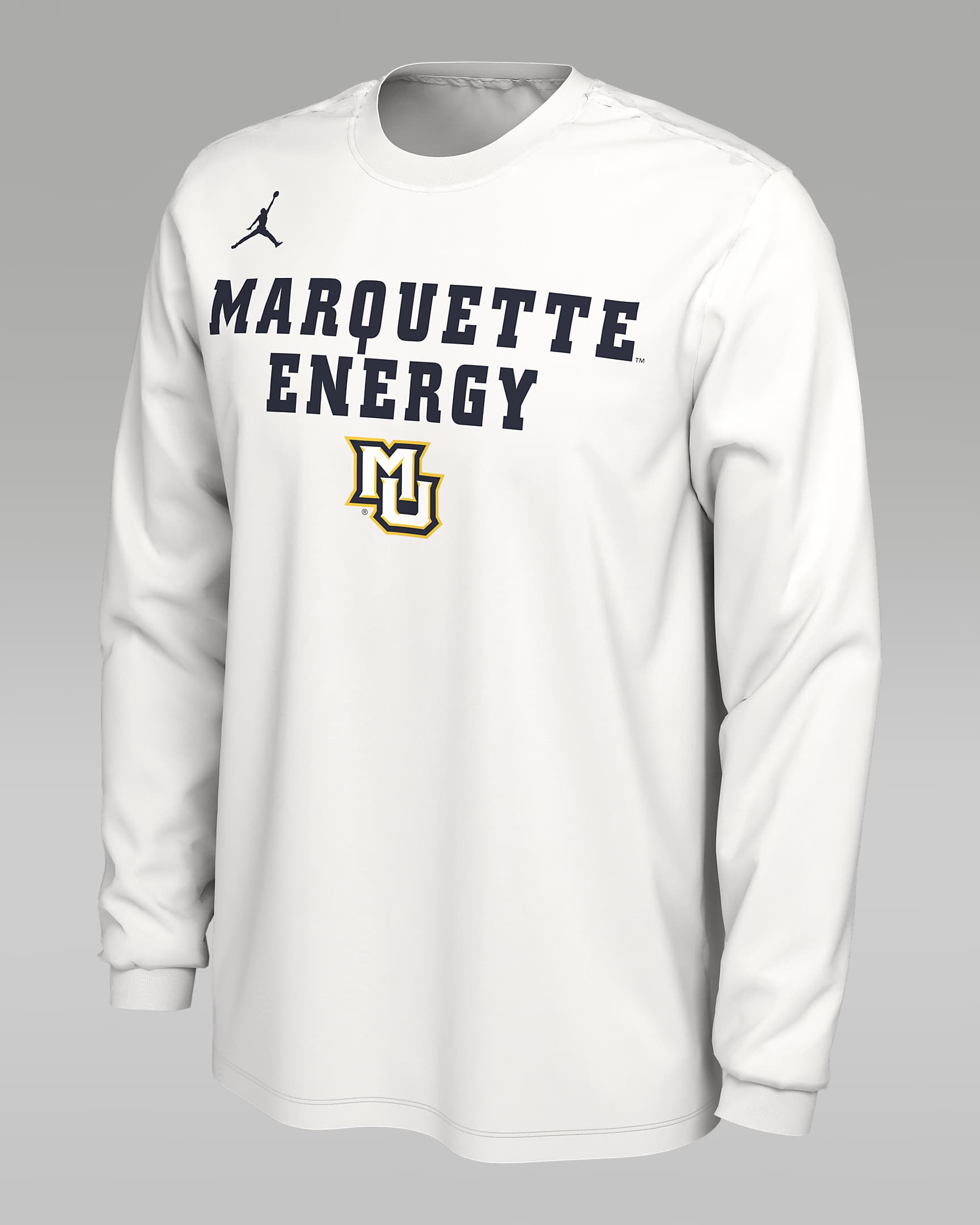 Marquette Men's Jordan College Long-Sleeve T-Shirt - White