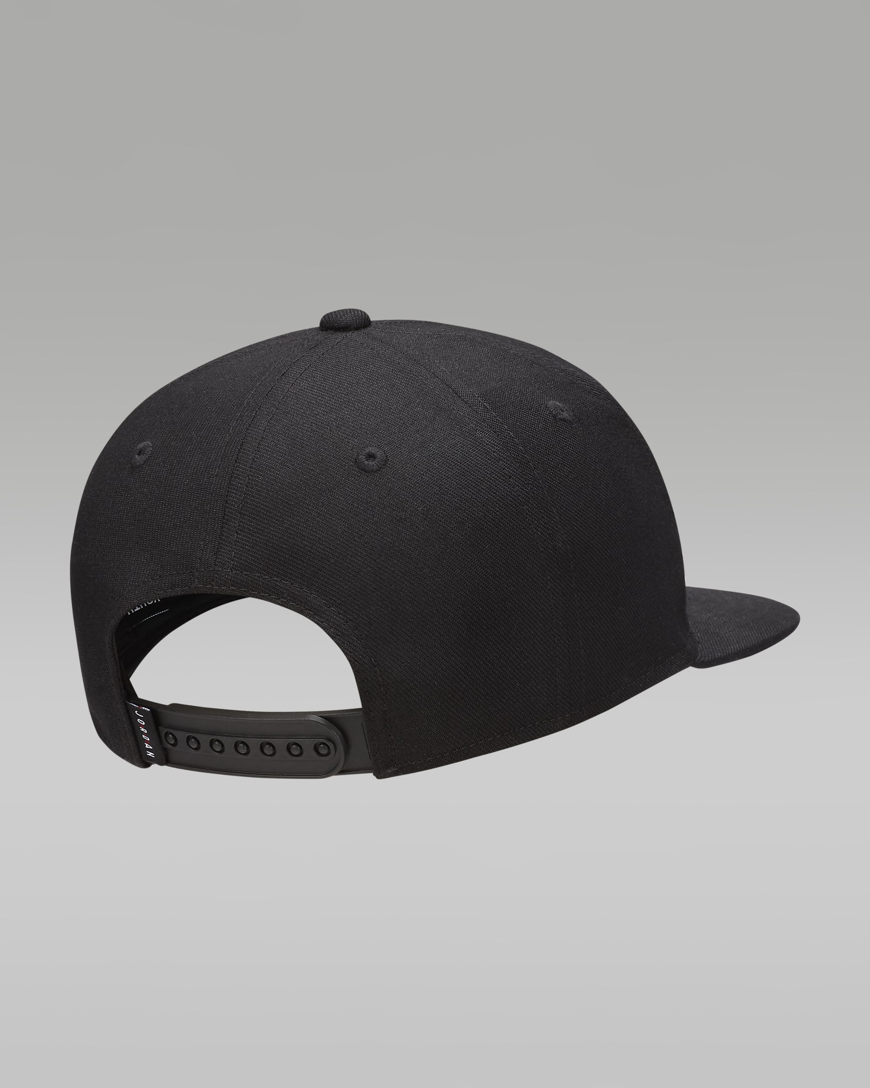 Gorra con visera plana para niño talla grande Jordan Jersey - Negro