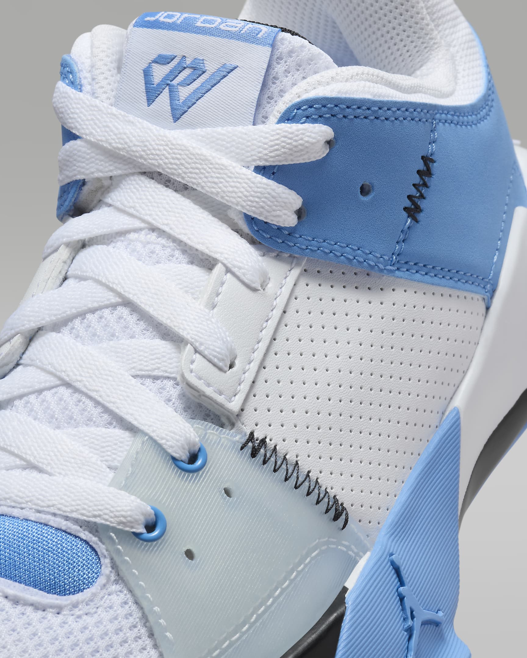 Jordan One Take 5 Schuh für ältere Kinder - Weiß/Schwarz/Legend Blue