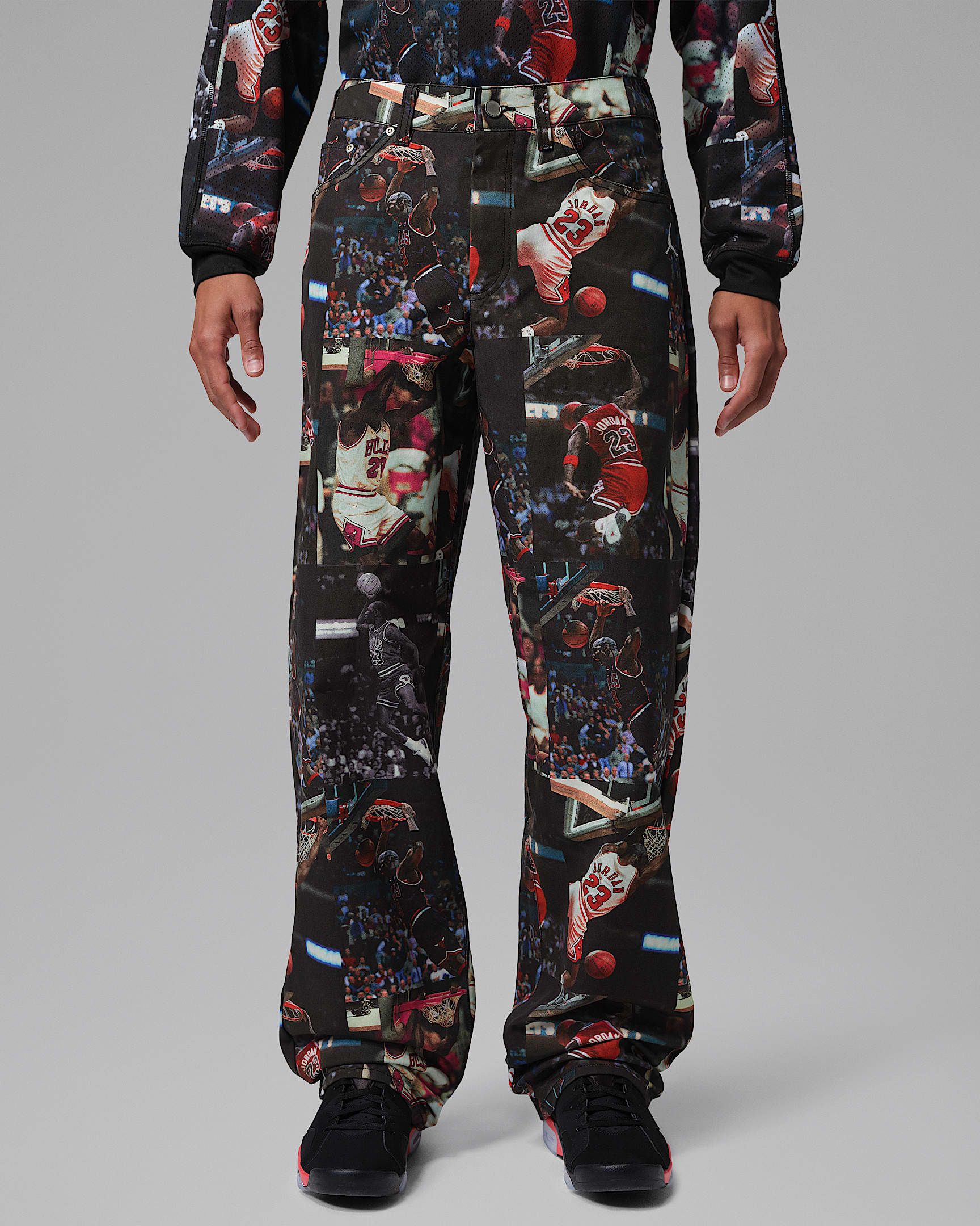 Jordan Flight Men's Woven Trousers - Black/Sail