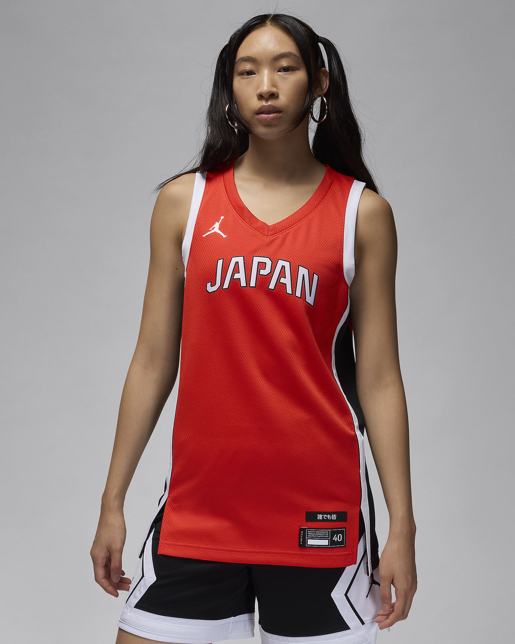 Japan Limited Road Women's Jordan Basketball Jersey - Chile Red/Black