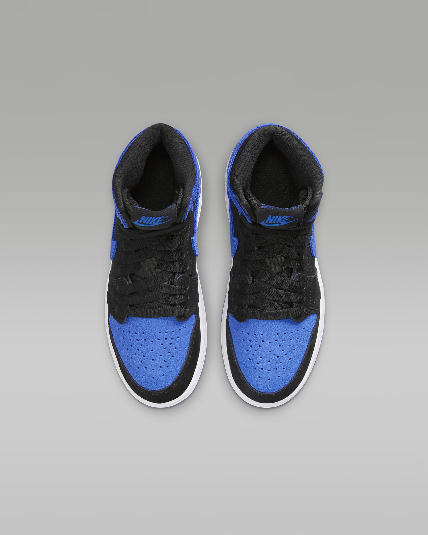 Jordan 1 Retro High OG Little Kids' Shoes - Black/White/Royal Blue/Royal Blue