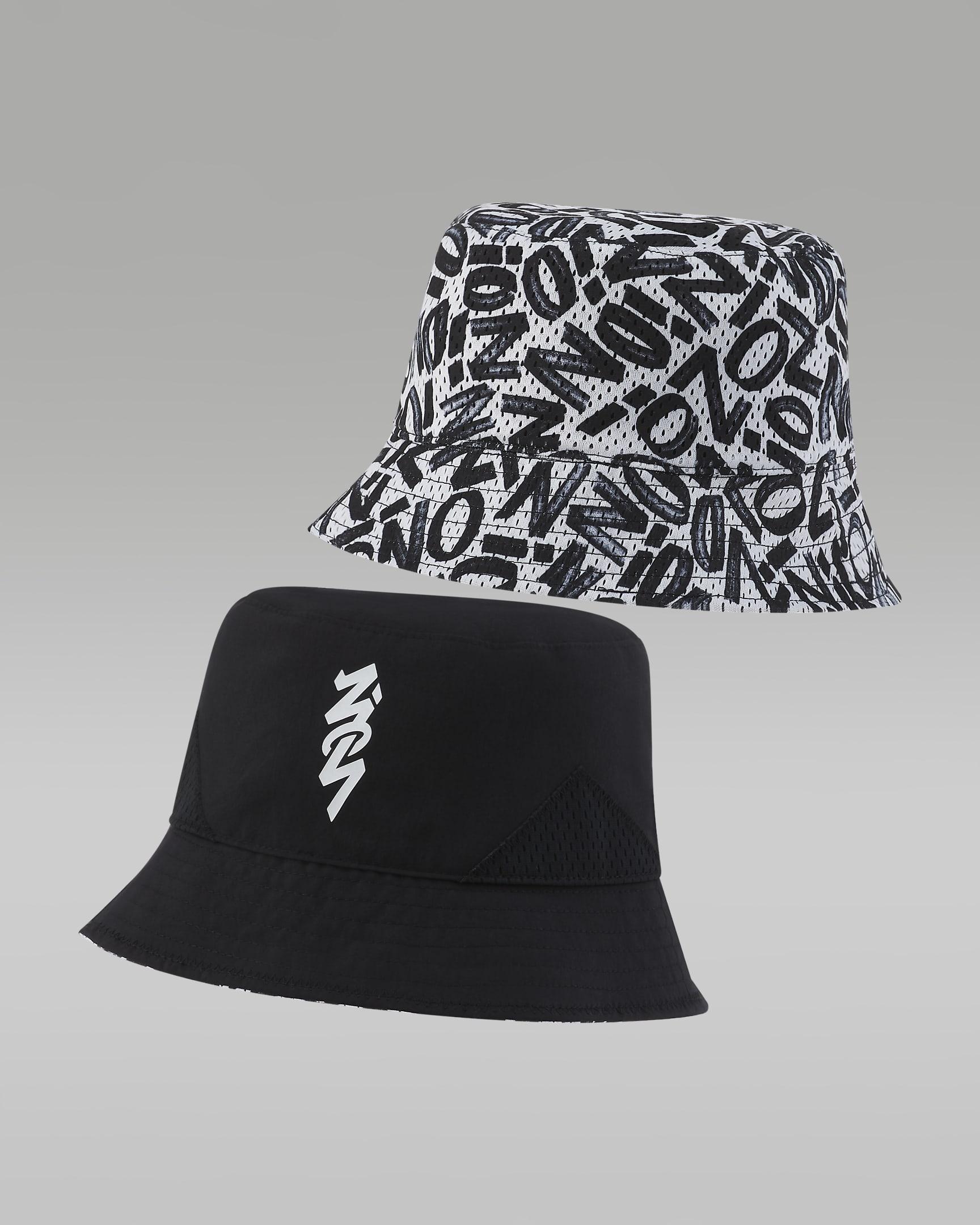 Zion Graphic Bucket Hat - Black