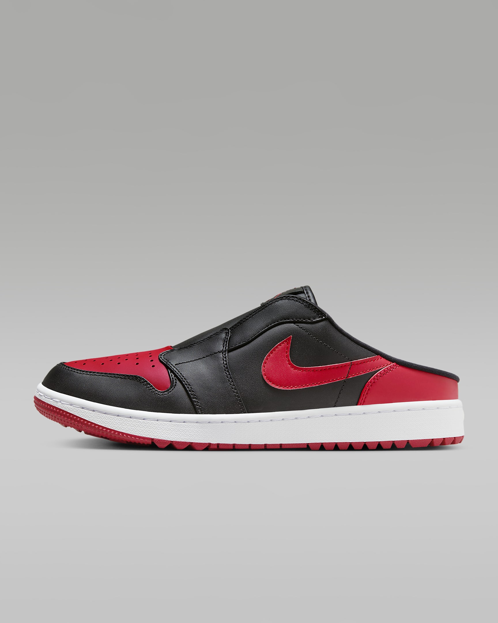 Air Jordan Mule Golf Shoes - Black/White/Varsity Red