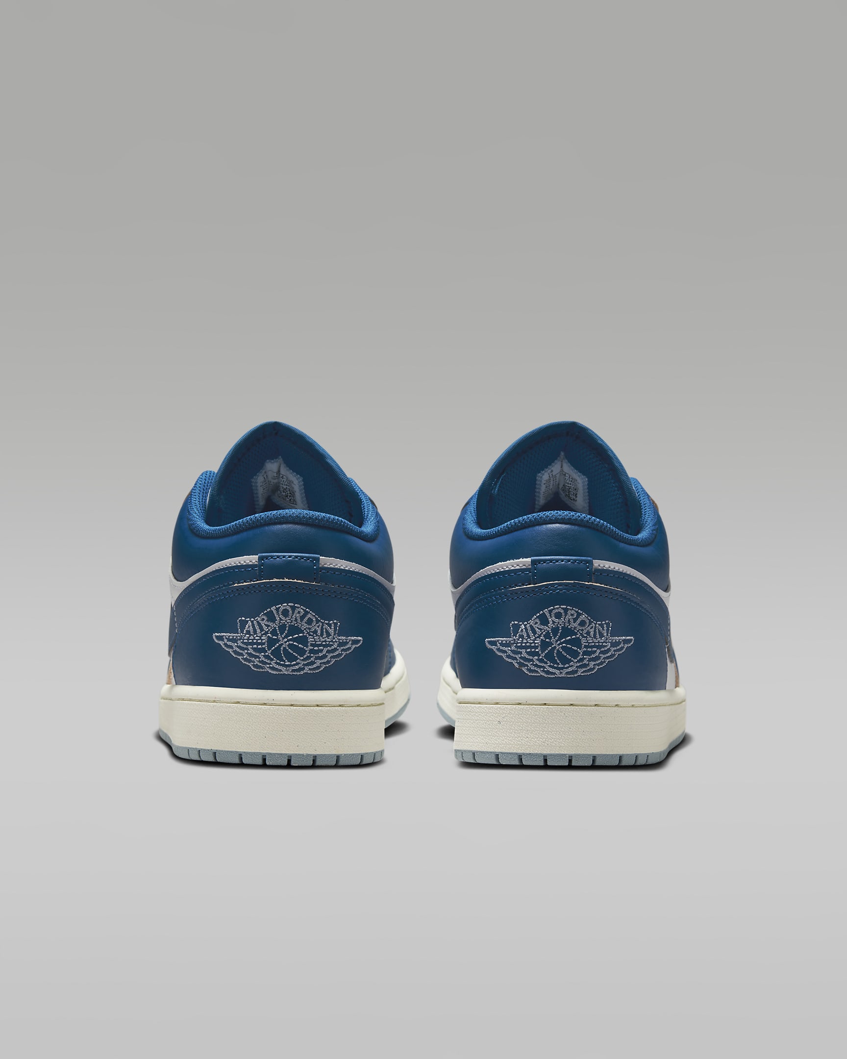Air Jordan 1 Low SE Men's Shoes - White/Blue Grey/Sail/Industrial Blue