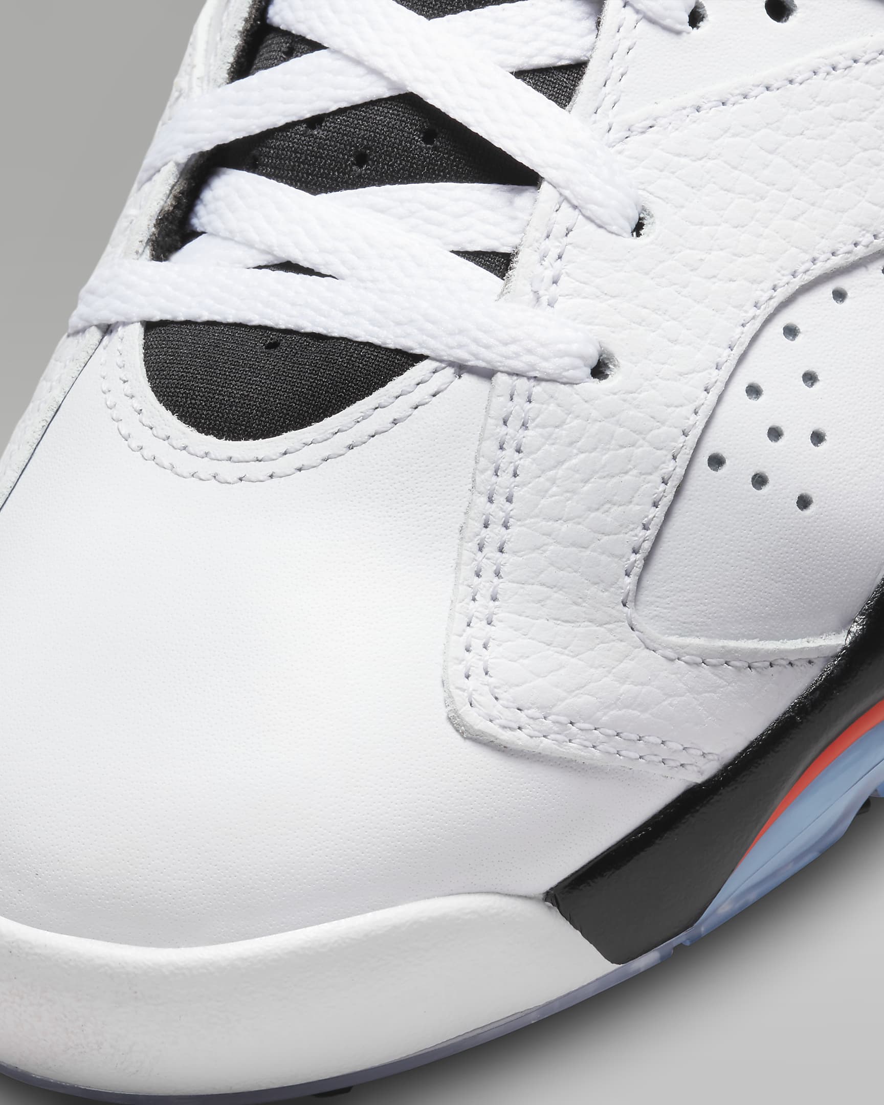 Jordan Retro 6 G Men's Golf Shoes - White/Infrared 23/Black