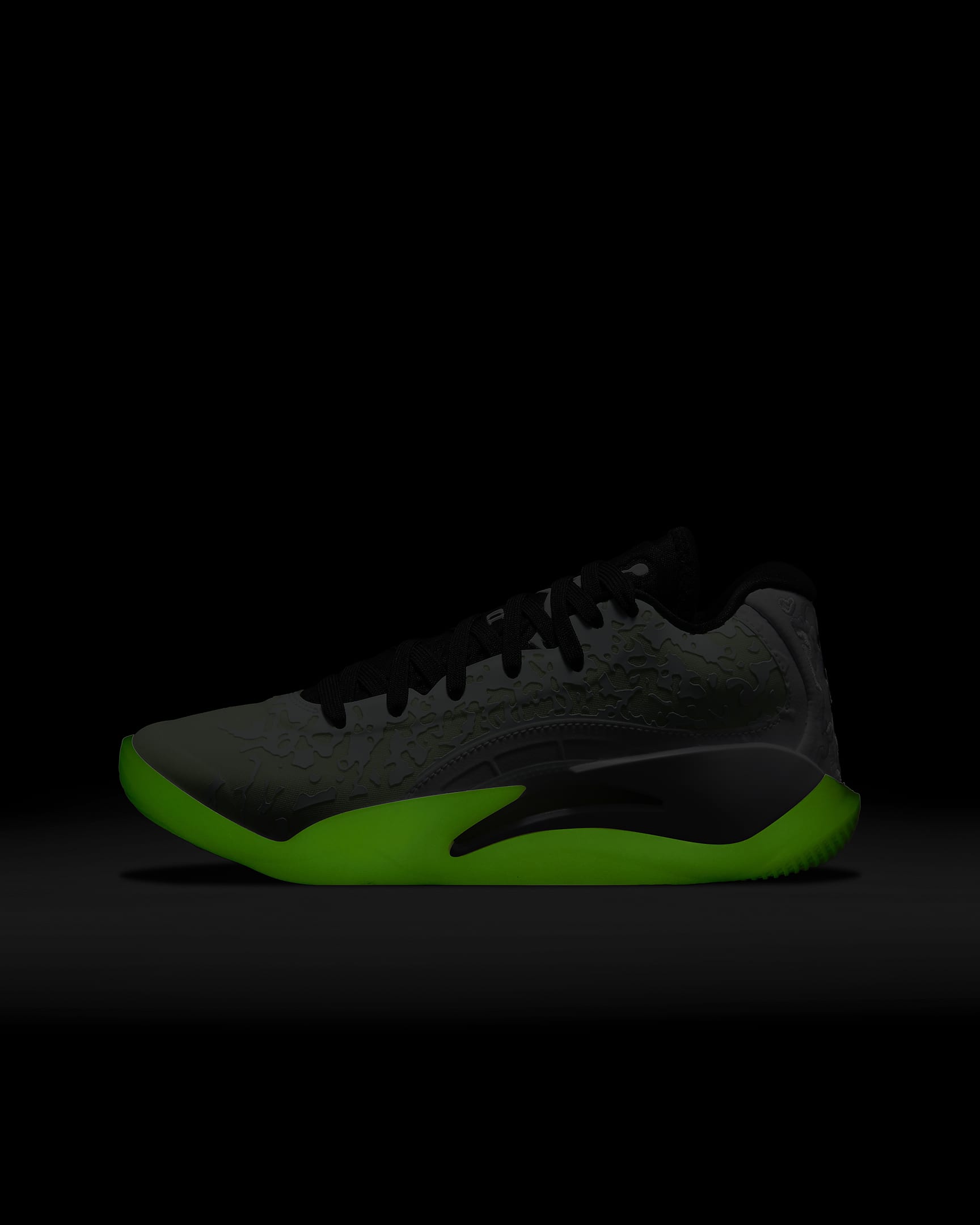 Chaussure de basket Zion 3 pour ado - Blanc/Noir/Barely Volt/Blanc