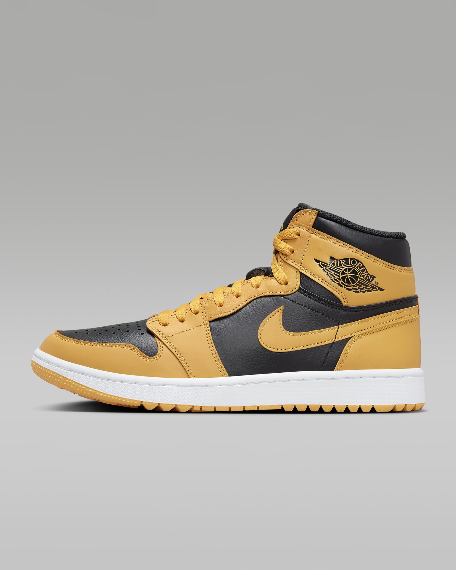 Air Jordan I High G Herren-Golfschuhe - Pollen/Weiß/Schwarz