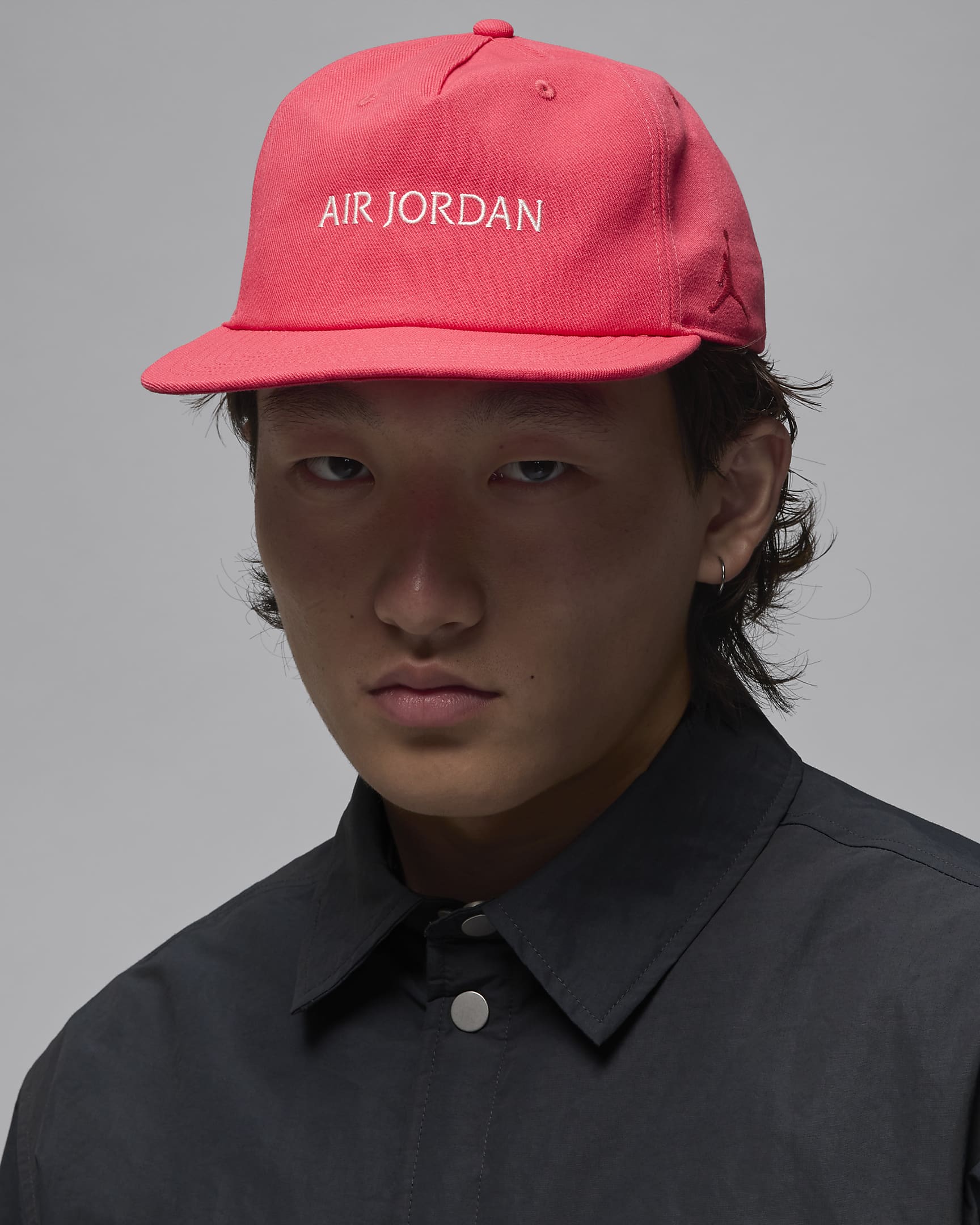 Gorra con visera plana sin estructura Air Jordan Pro - Rosa margarita/Vela