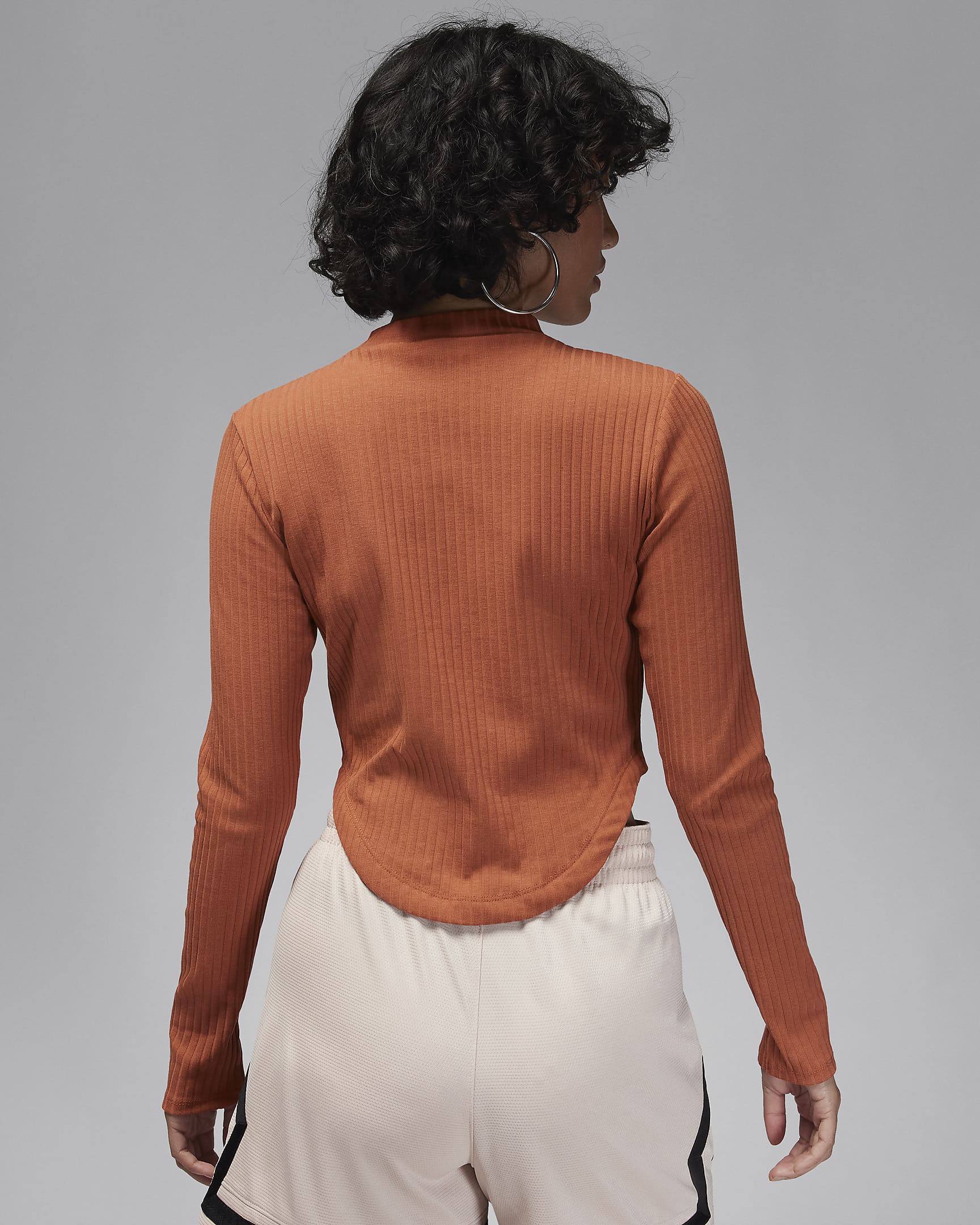 Jordan Strick-Longsleeve für Damen - Dusty Peach