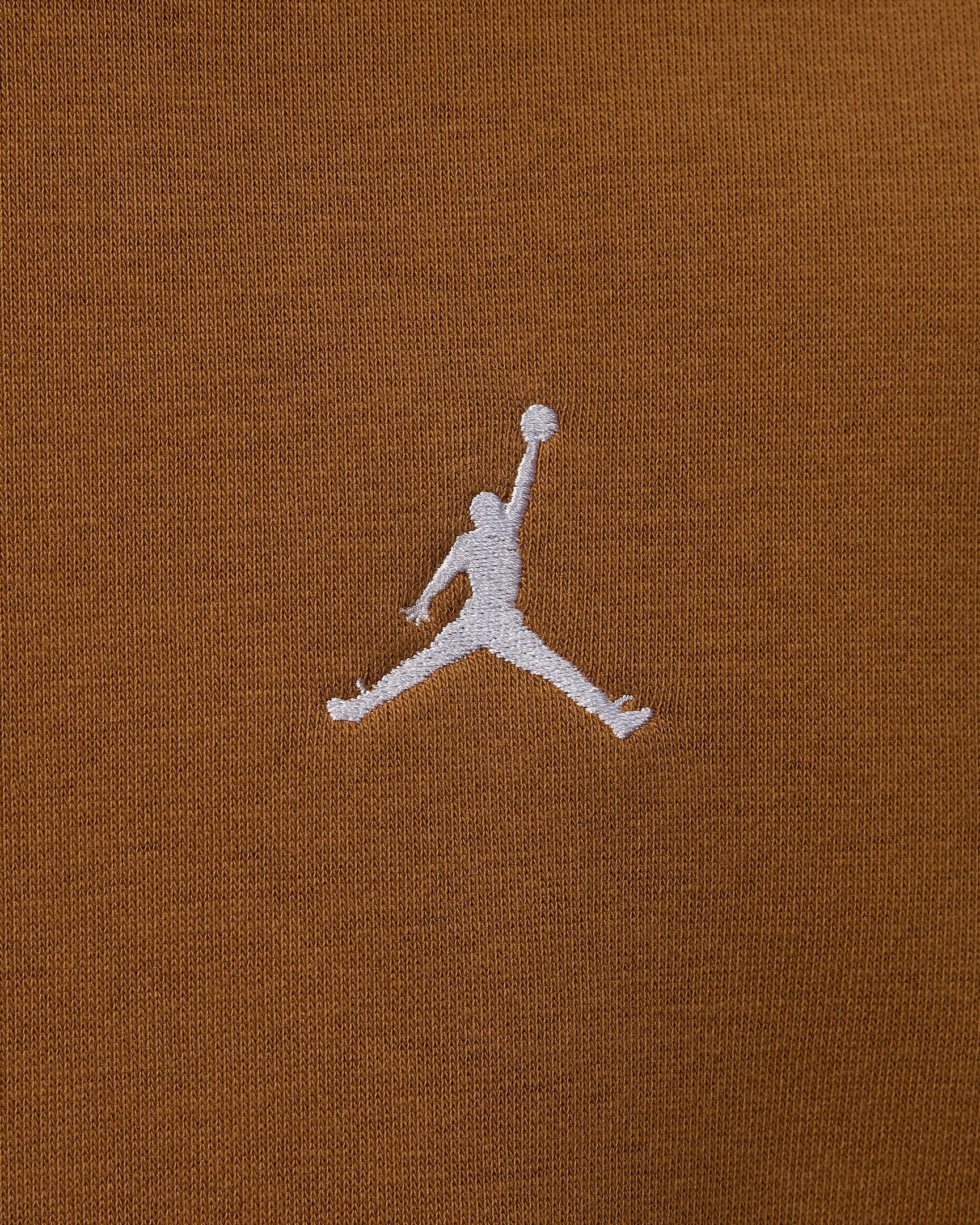 Sweat à capuche et zip Jordan Brooklyn Fleece pour homme - Desert Bronze/Blanc