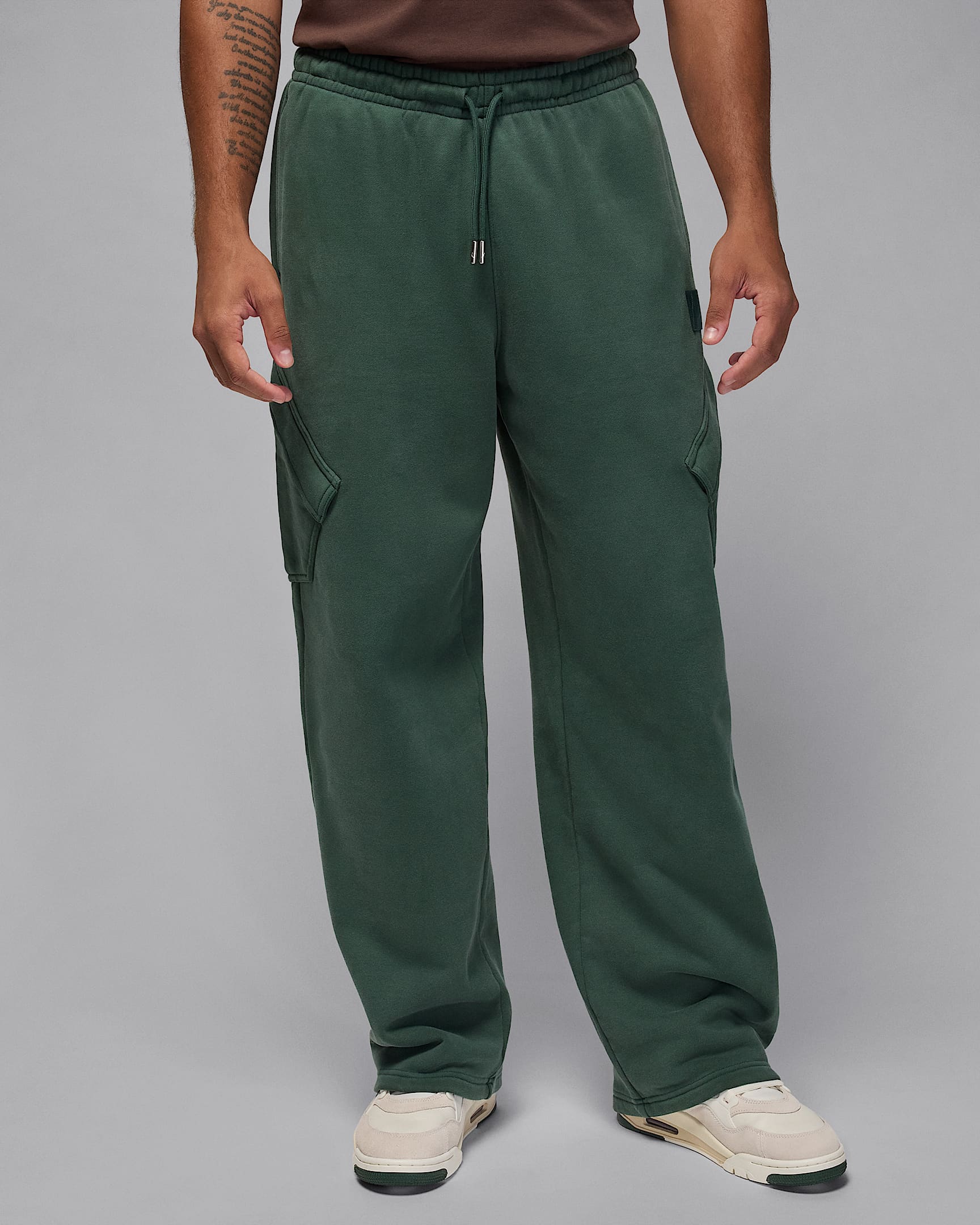 Jordan Flight Fleece Chicago Men's Pants - Midnight Green/Vintage Green