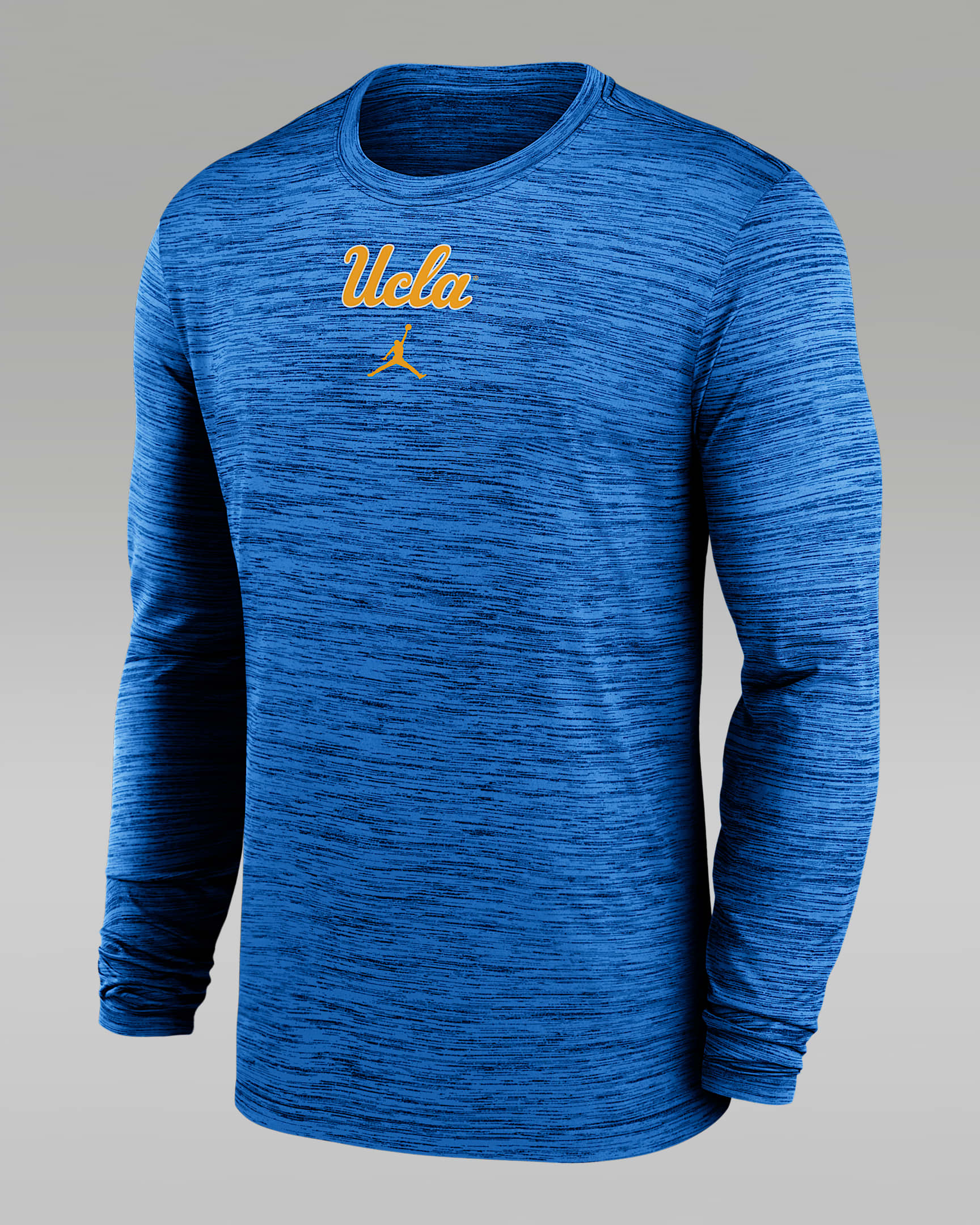 UCLA Sideline Velocity Men's Jordan Brand Dri-FIT College Long-Sleeve T-Shirt - Blue