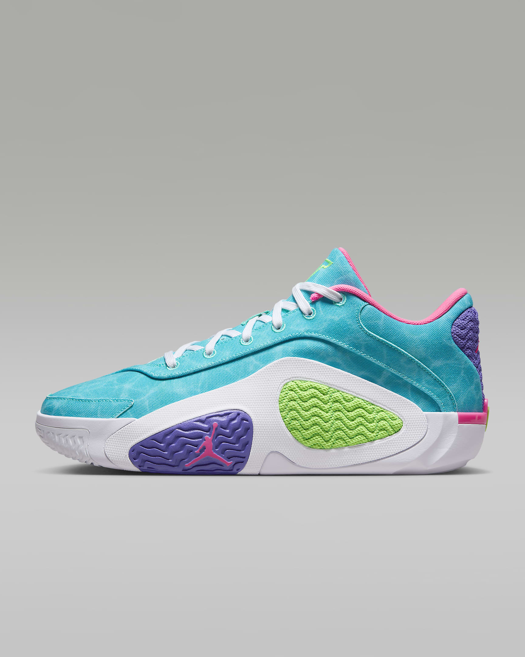 Tatum 2 PF Basketball Shoes - Hyper Jade/White/Hyper Pink/Green Strike