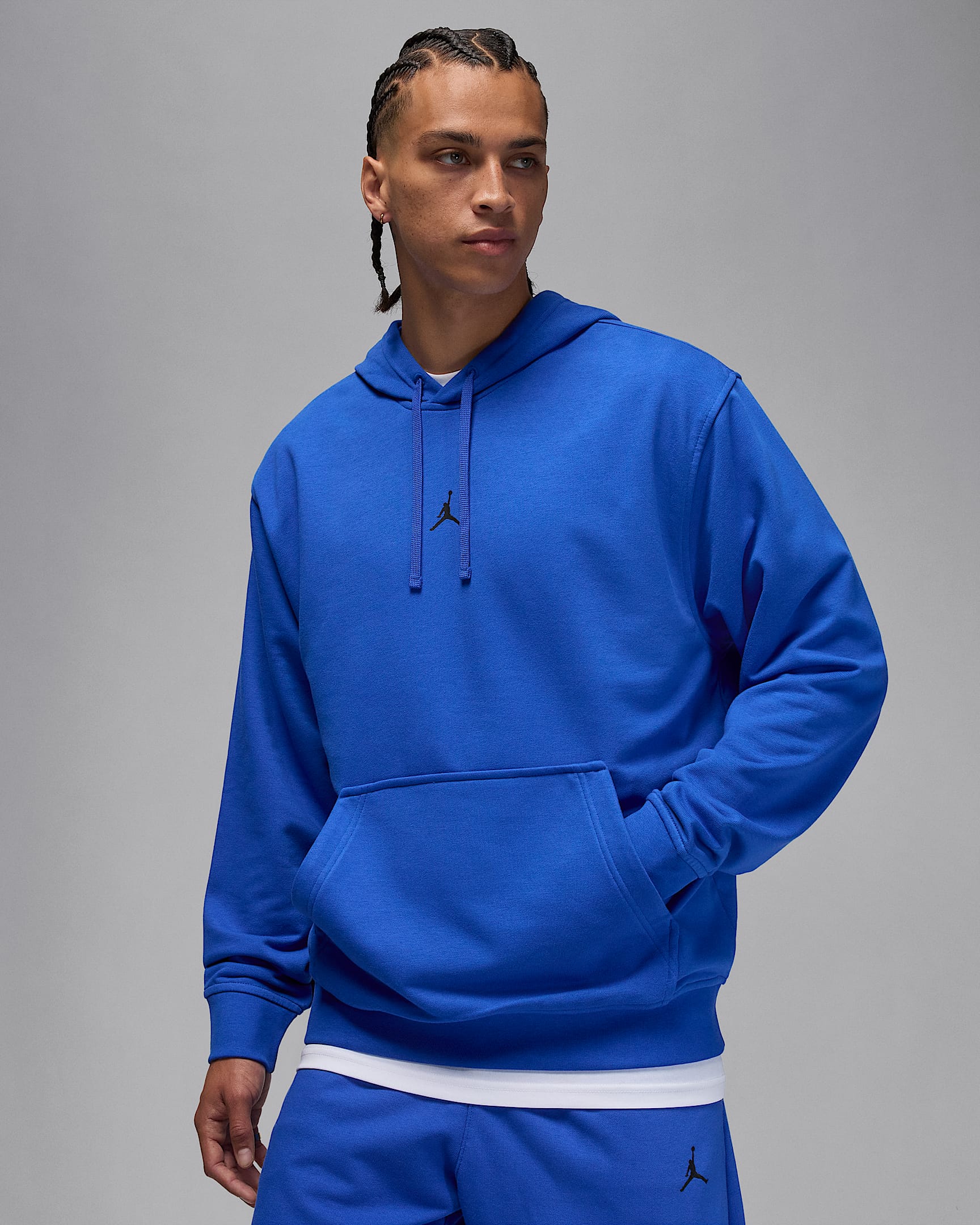 Jordan Sport Crossover Dri-FIT hoodie voor heren - Game Royal/Zwart
