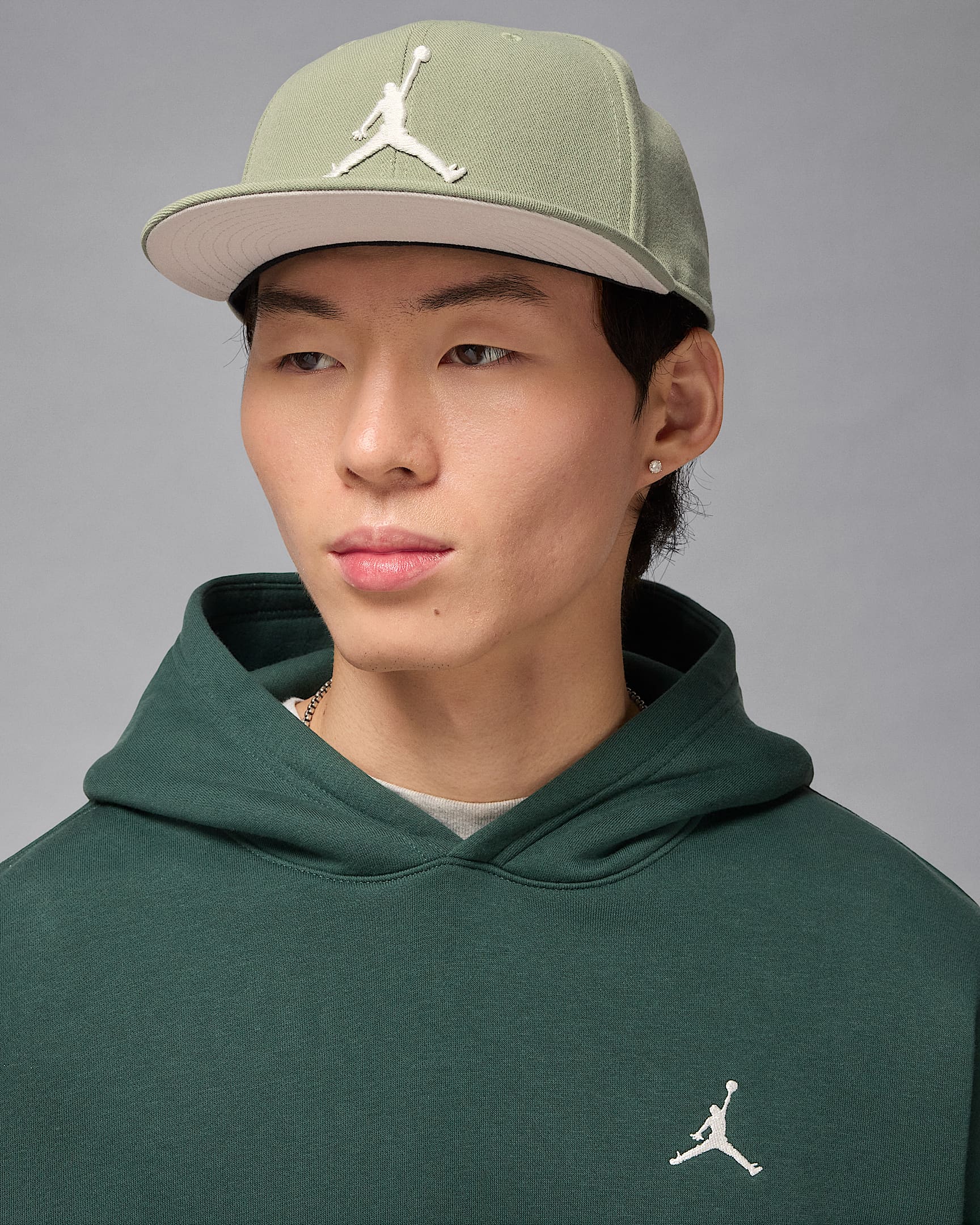 Jordan Jumpman Pro Adjustable Cap - Medium Khaki/Light Orewood Brown/Sail