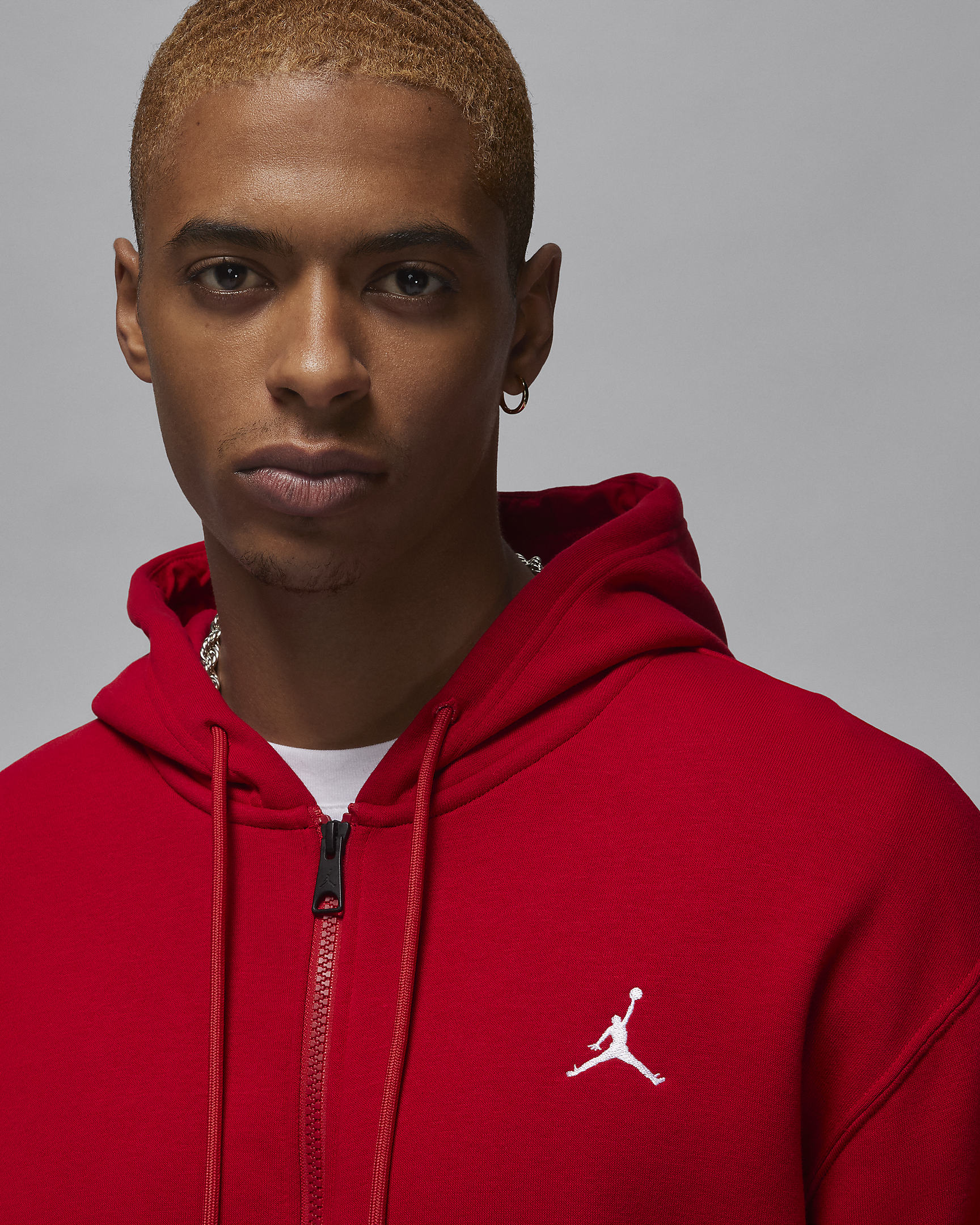 Jordan Brooklyn Fleece Men's Full-Zip Hoodie. Nike FI
