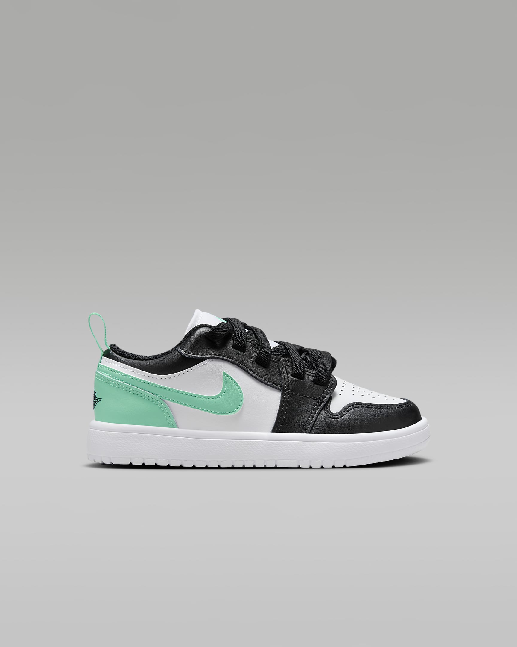 Jordan 1 Low Alt Younger Kids' Shoes - White/Green Glow/Black