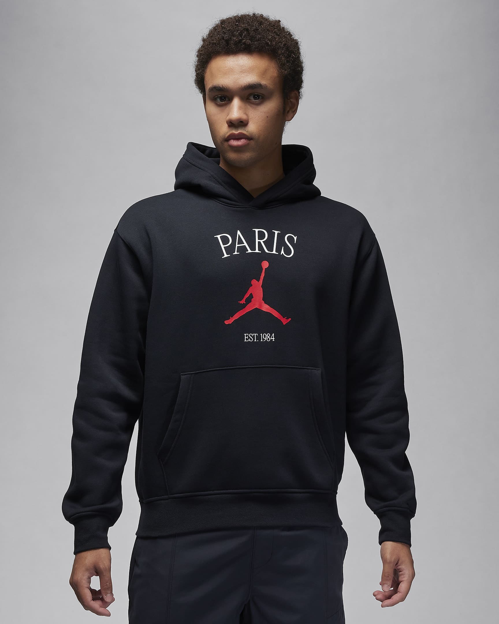 Jordan Paris Men's Pullover Hoodie - Black