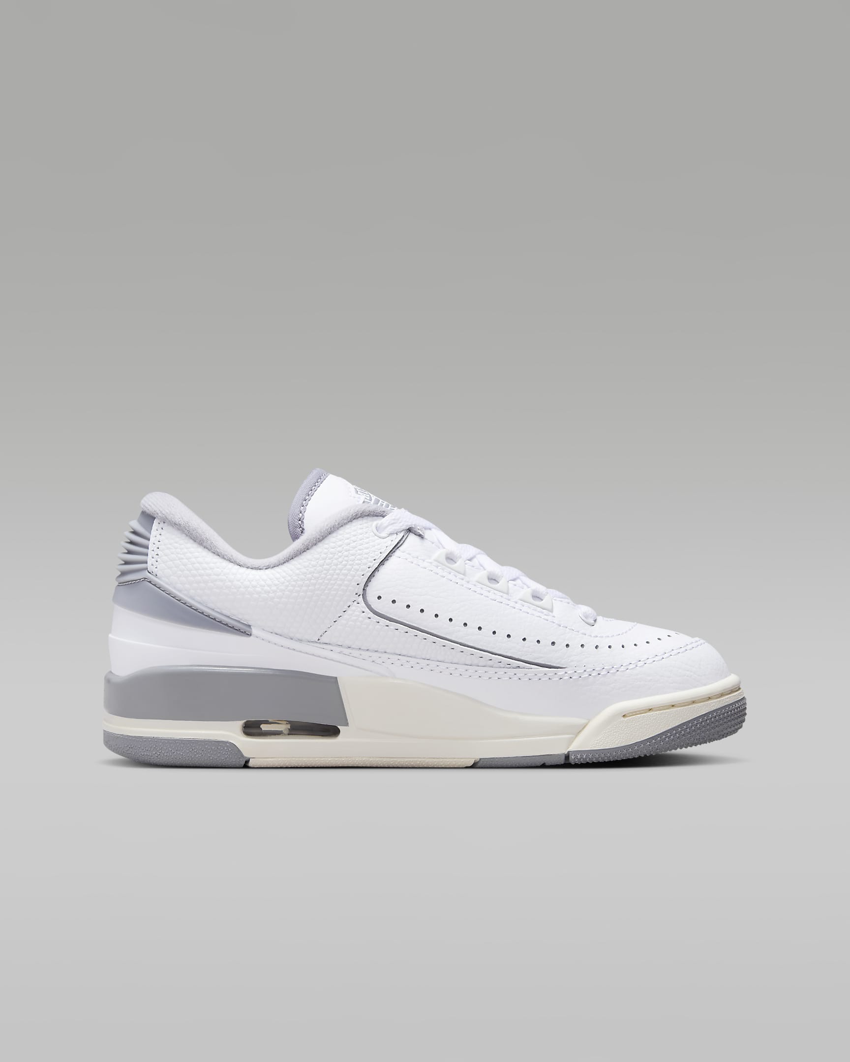 Calzado para niños grandes Jordan 2/3 - Blanco/Vela/Gris cemento