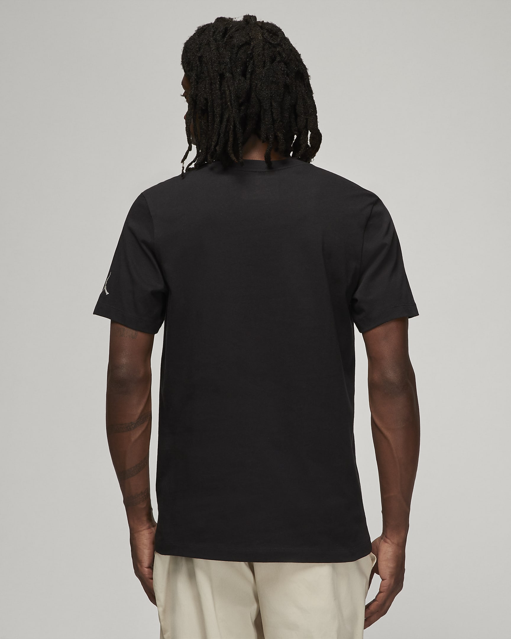 Jordan Air Men's T-Shirt - Black/Sail/Sail