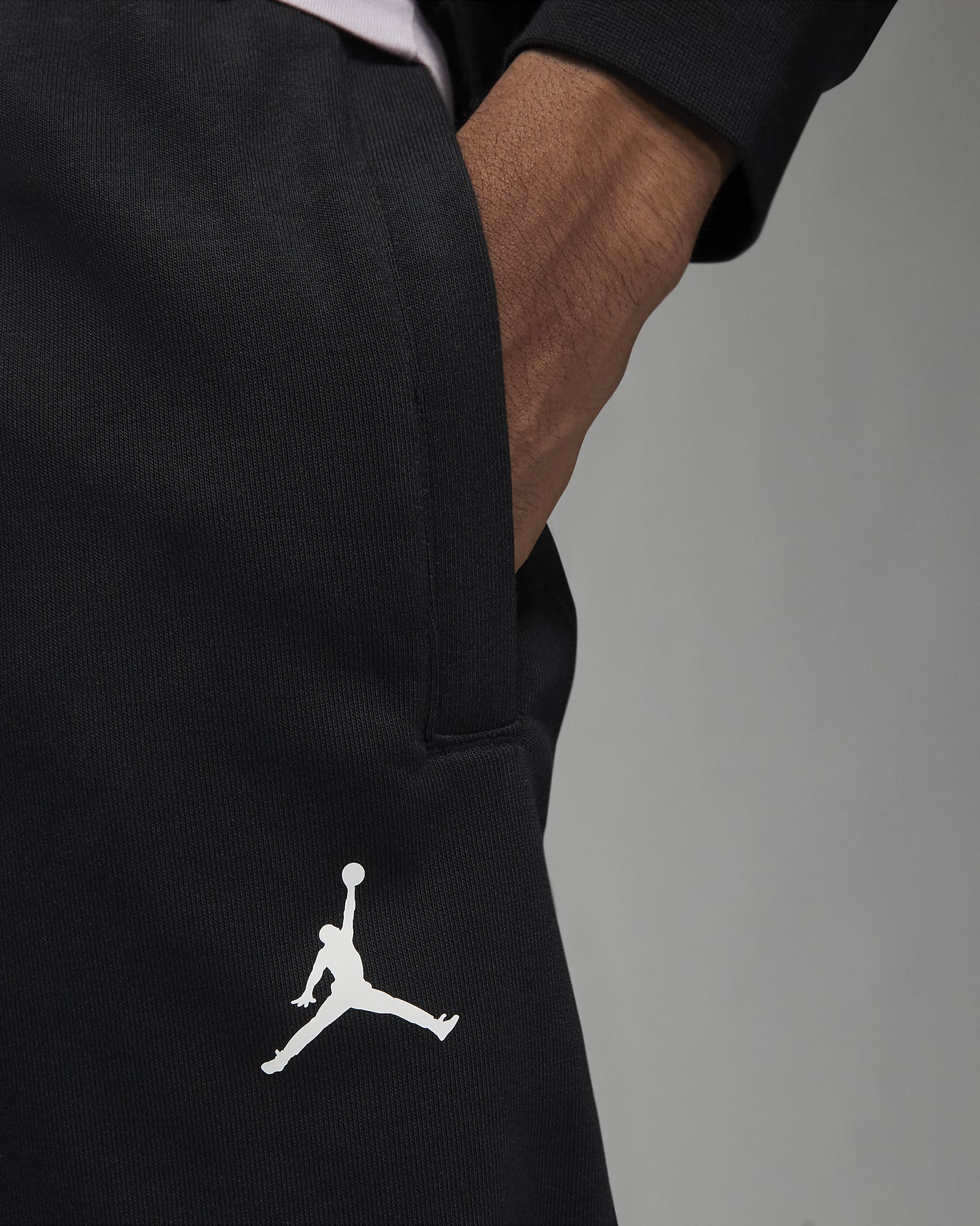 Jordan Dri-FIT Sport Men's Fleece Trousers - Black/White