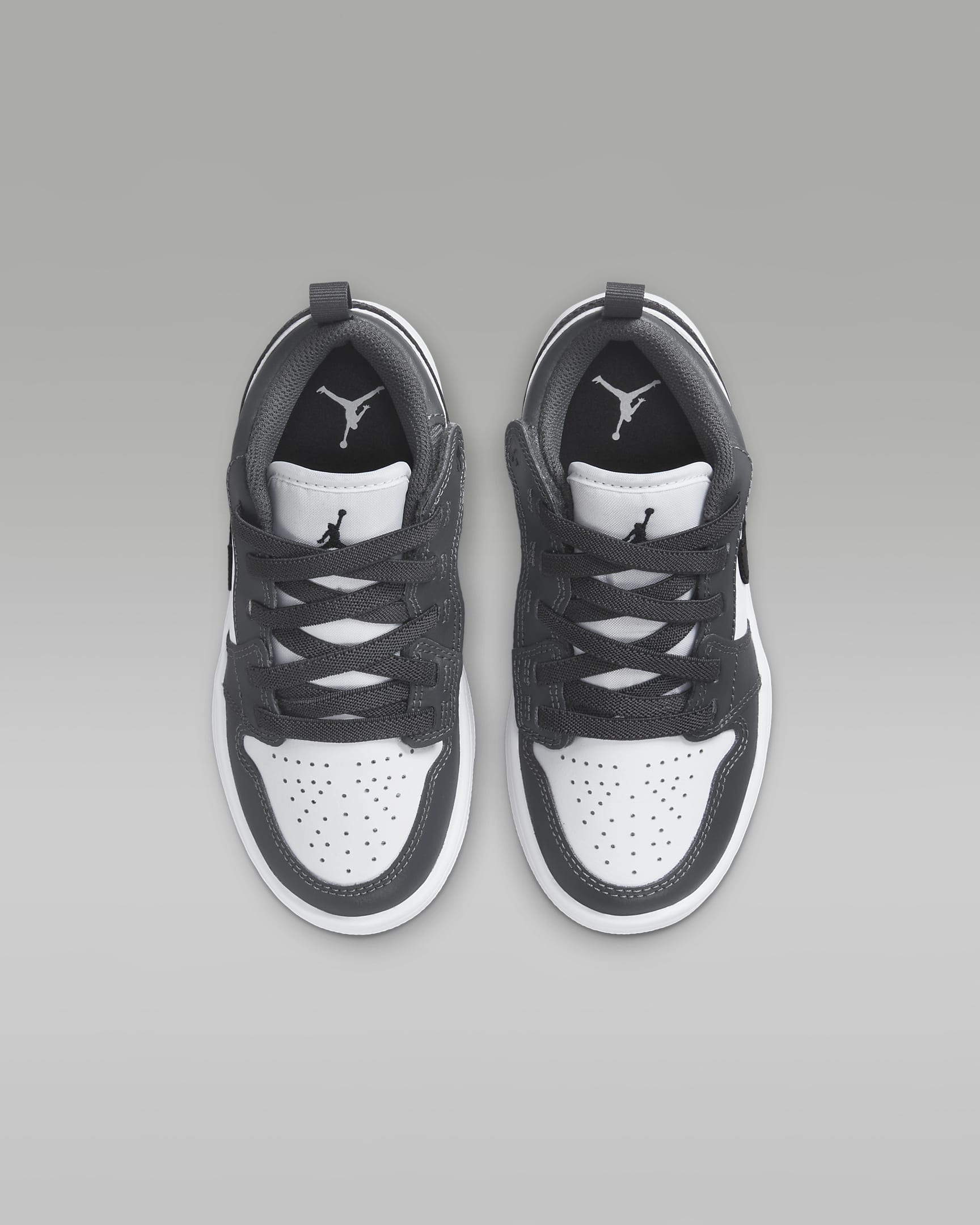 Jordan 1 Low Alt Younger Kids' Shoes - White/Iron Grey/Black