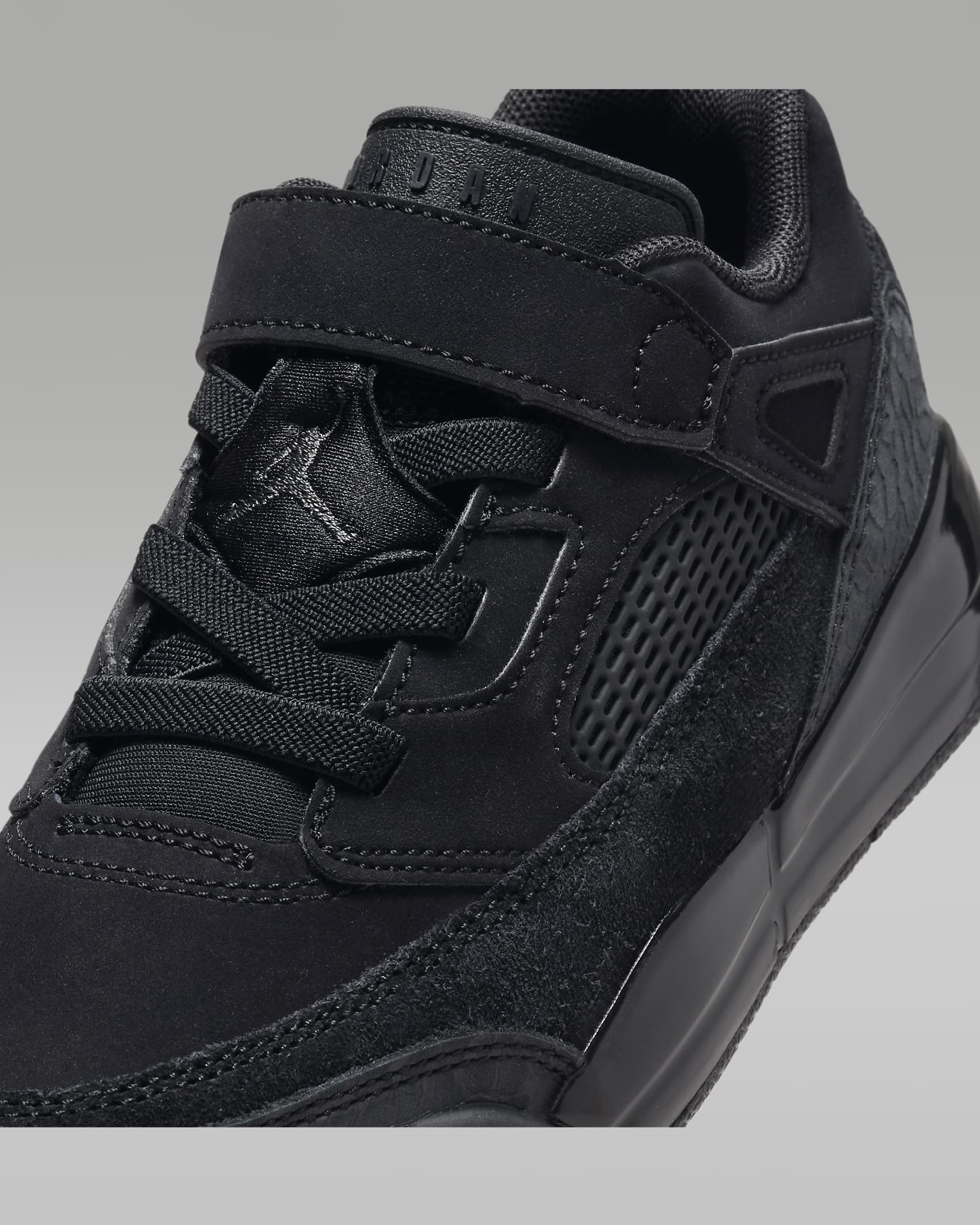 Jordan Spizike Low kleuterschoenen - Zwart/Anthracite/Zwart