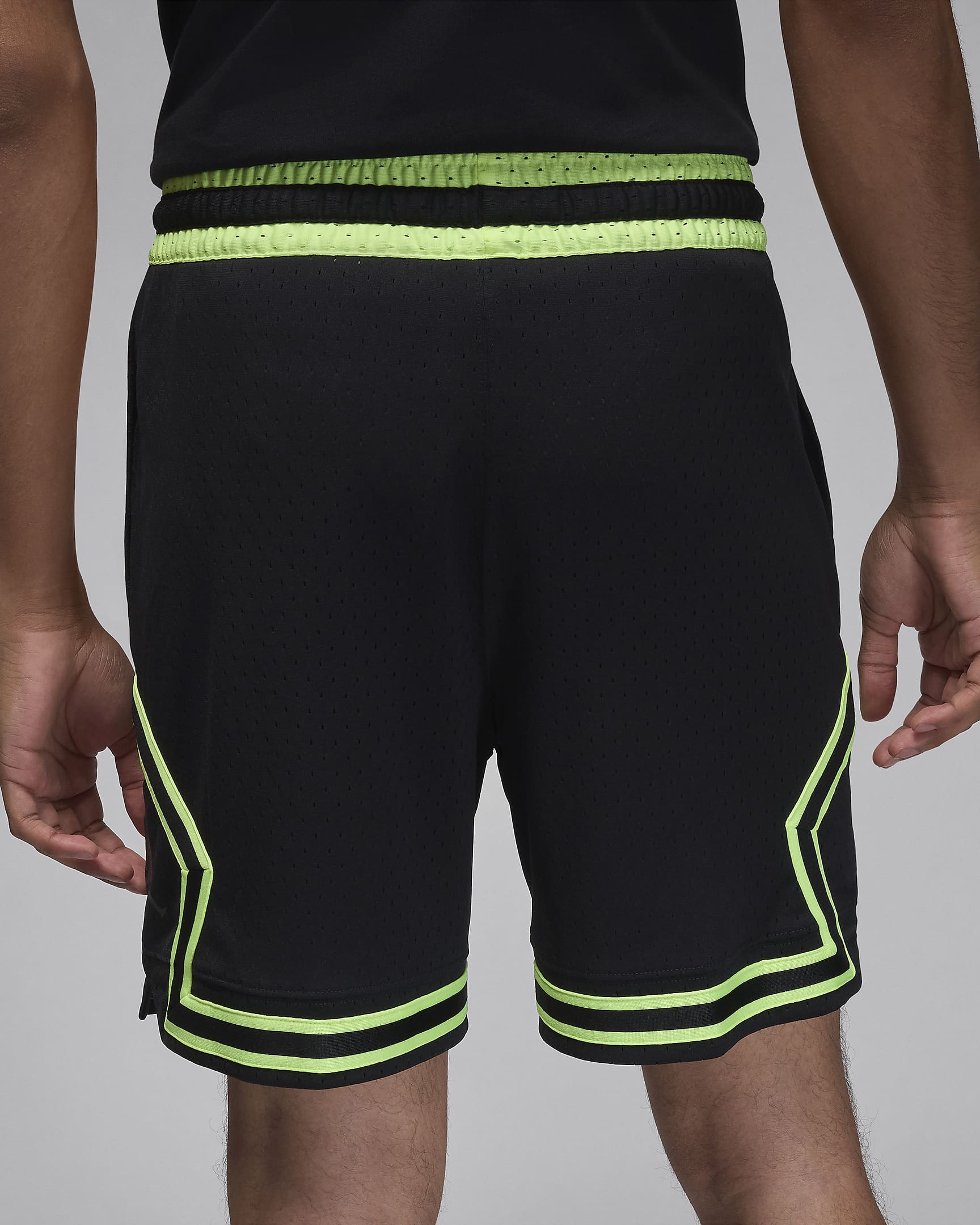 Jordan Dri-FIT Sport Diamond shorts - Svart/Volt Glow/Svart