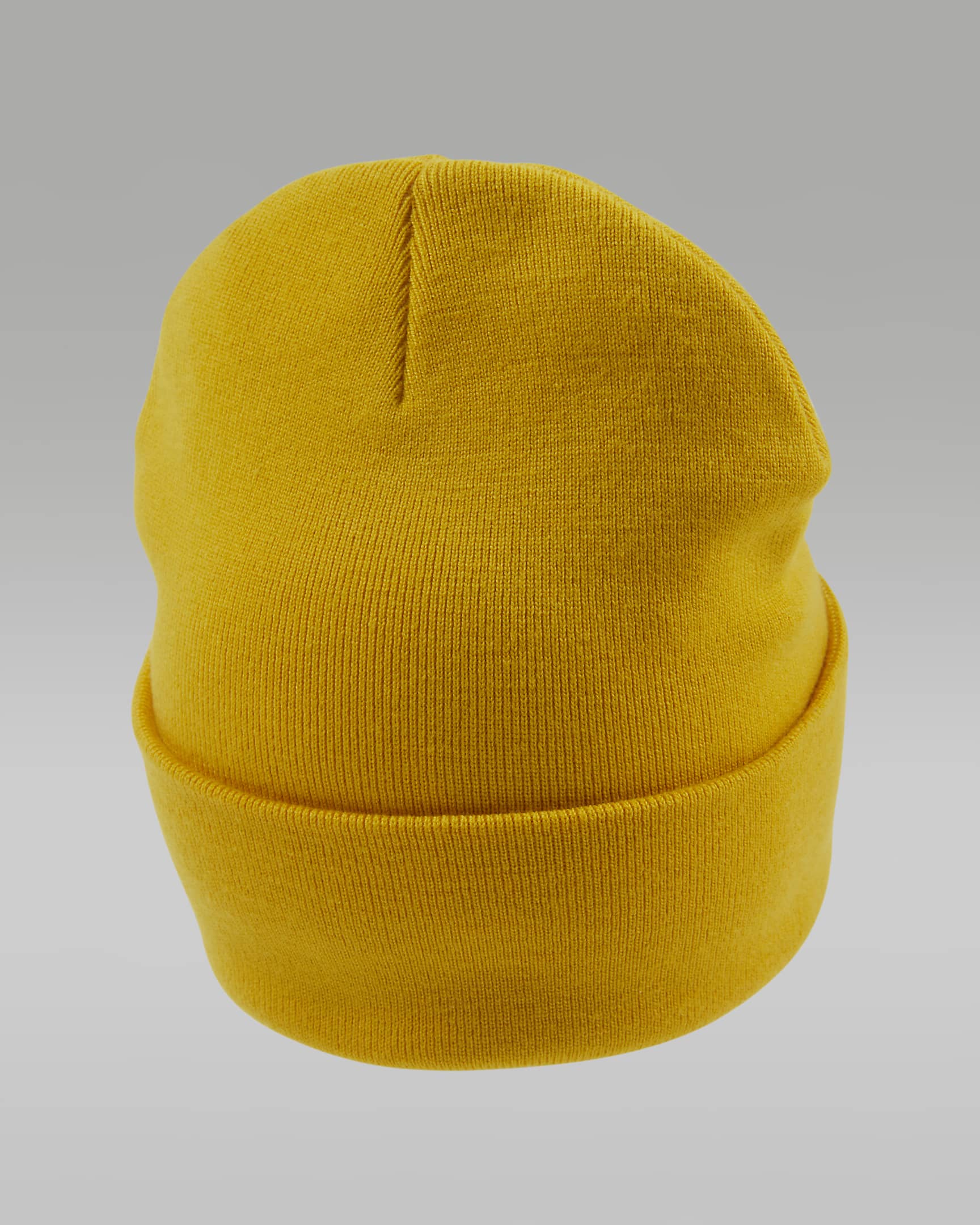 Jordan Peak Essential Beanie - Yellow Ochre/White