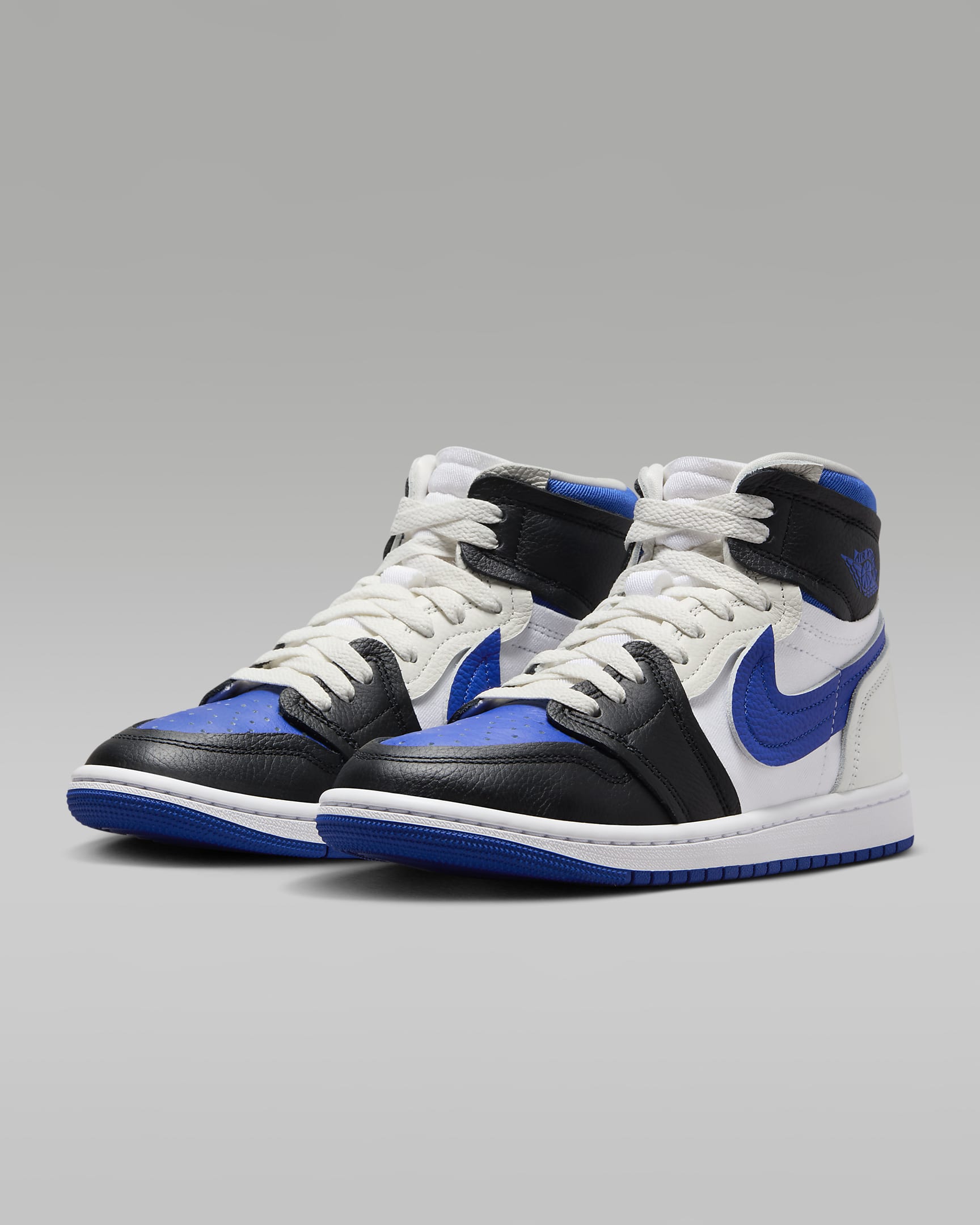 Air Jordan 1 High Method of Make Women's Shoes - Black/White/Sail/Game Royal