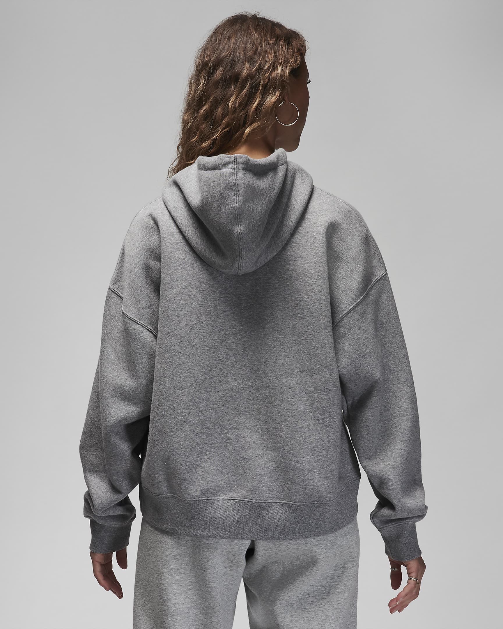 Jordan neutrales Fleece-Hoodie für Damen. Nike DE