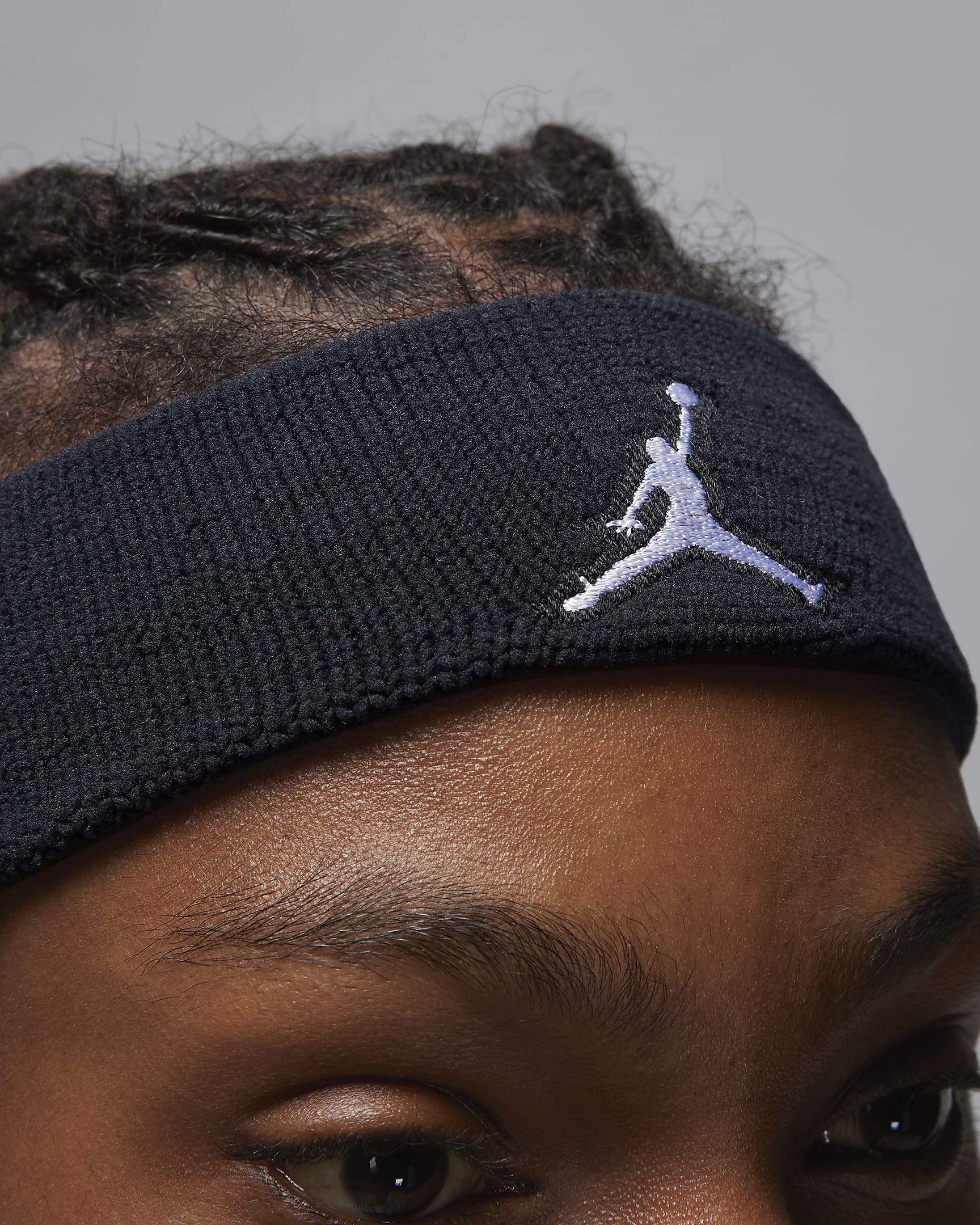 CINTA PARA EL PELO JORDAN Dri-FIT JUMPMAN - Negro/Blanco