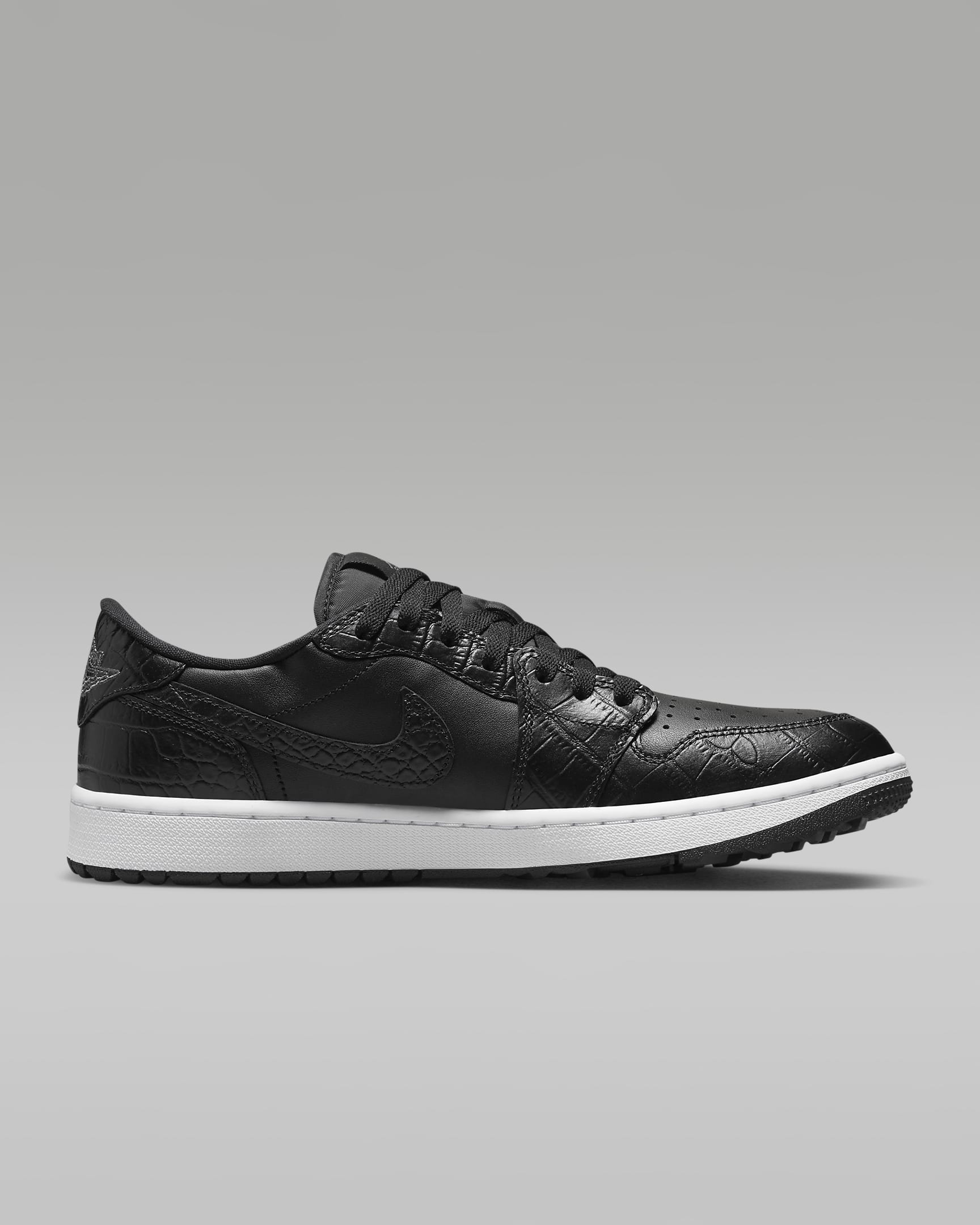 Tenis de golf Air Jordan 1 Low G - Negro/Gris hierro/Blanco/Negro