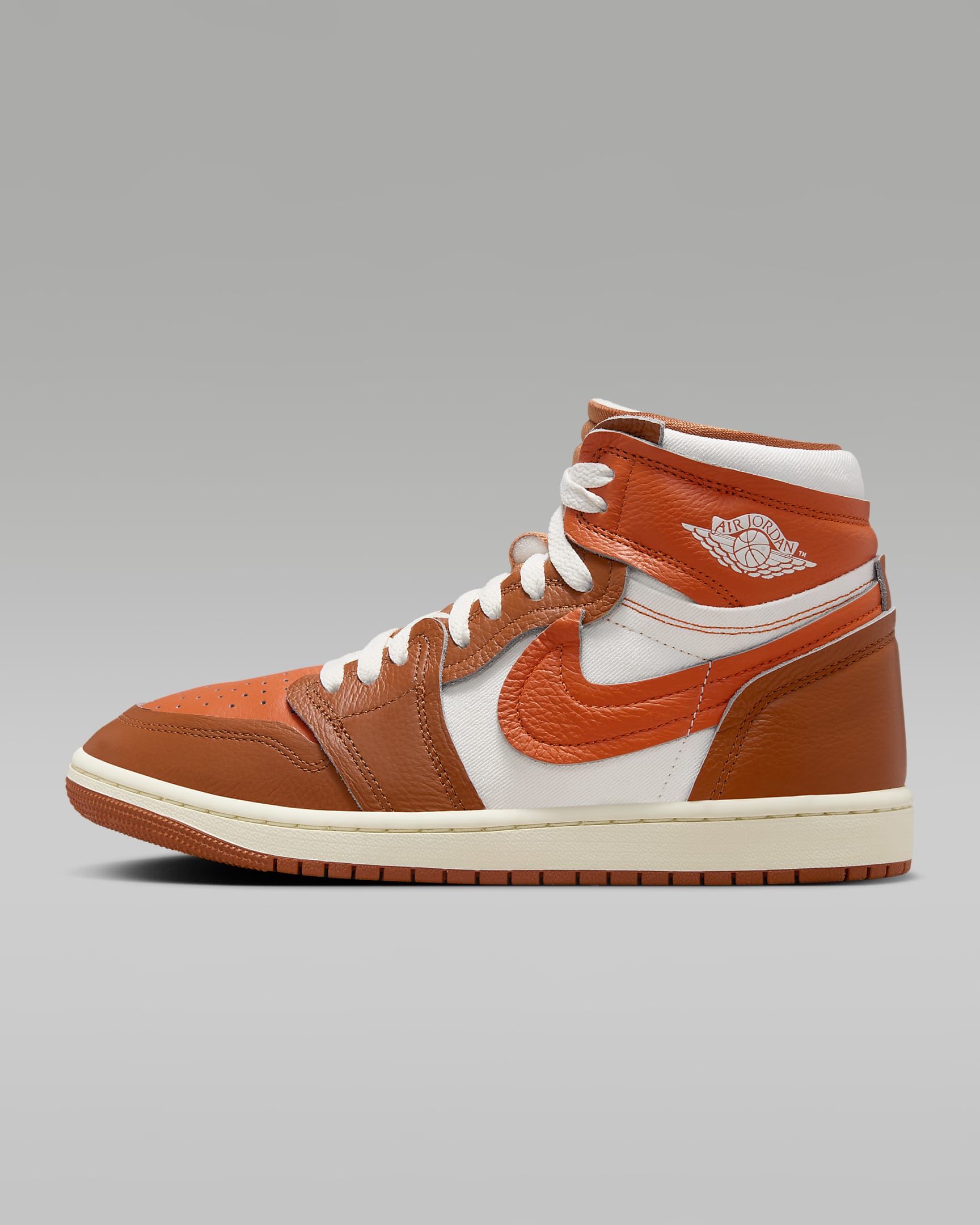 Air Jordan 1 High Method of Make Women's Shoes - Desert Orange/Brilliant Orange/Coconut Milk/Sail