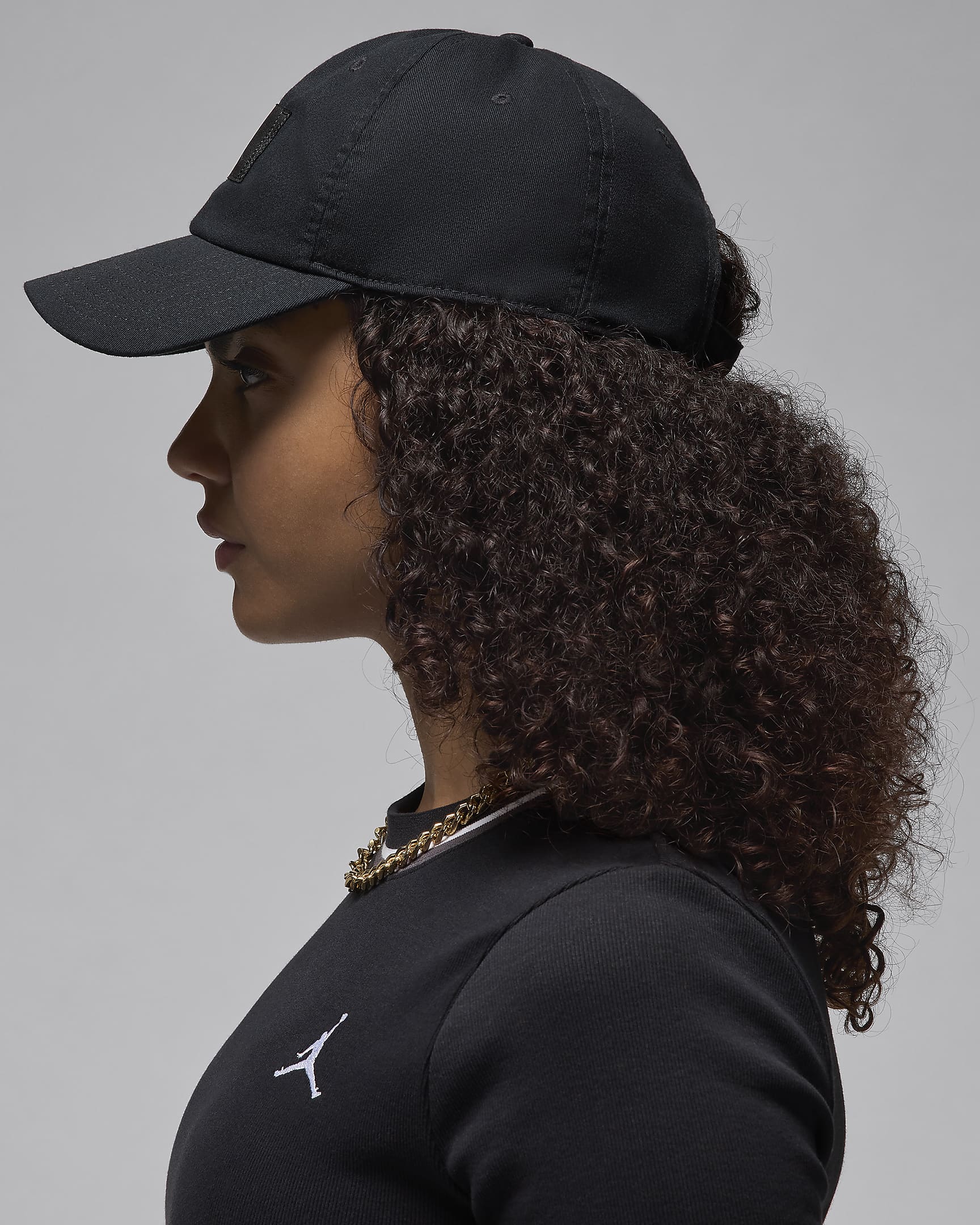 Jordan Club Cap Adjustable Hat - Black/Black/Black