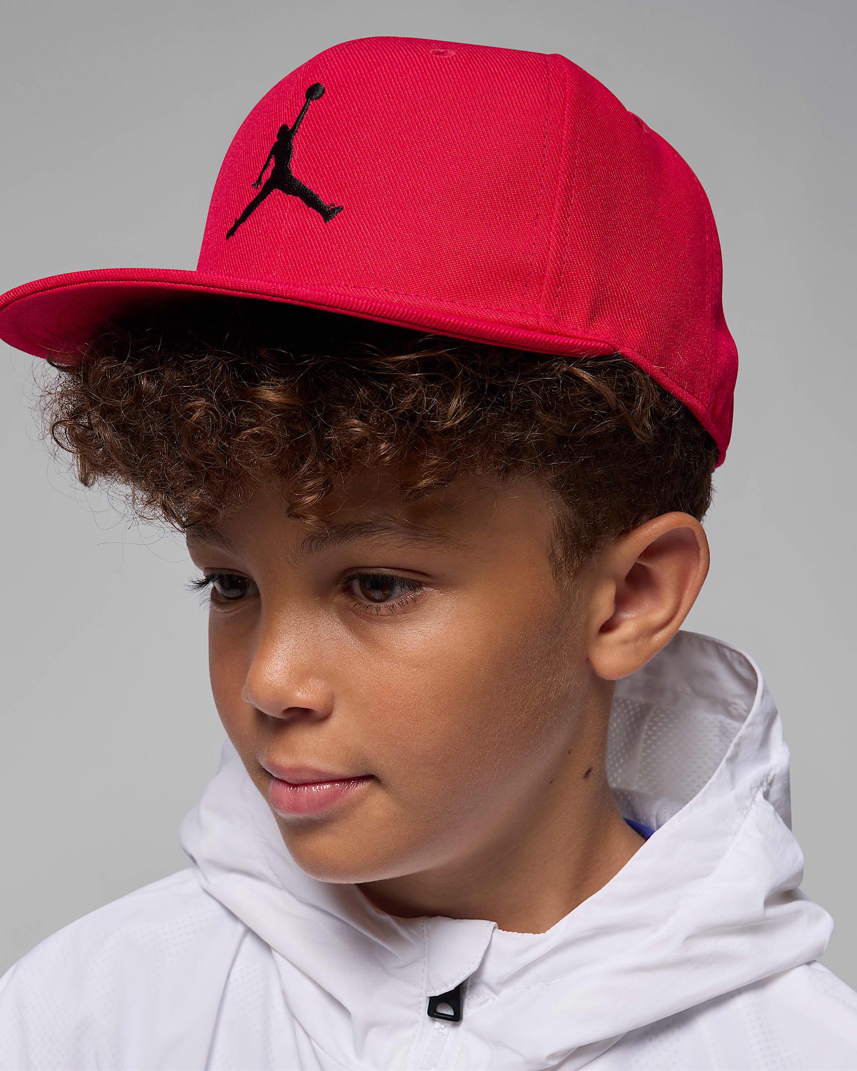 Jordan Jumpman Big Kids' Snapback Hat - Gym Red