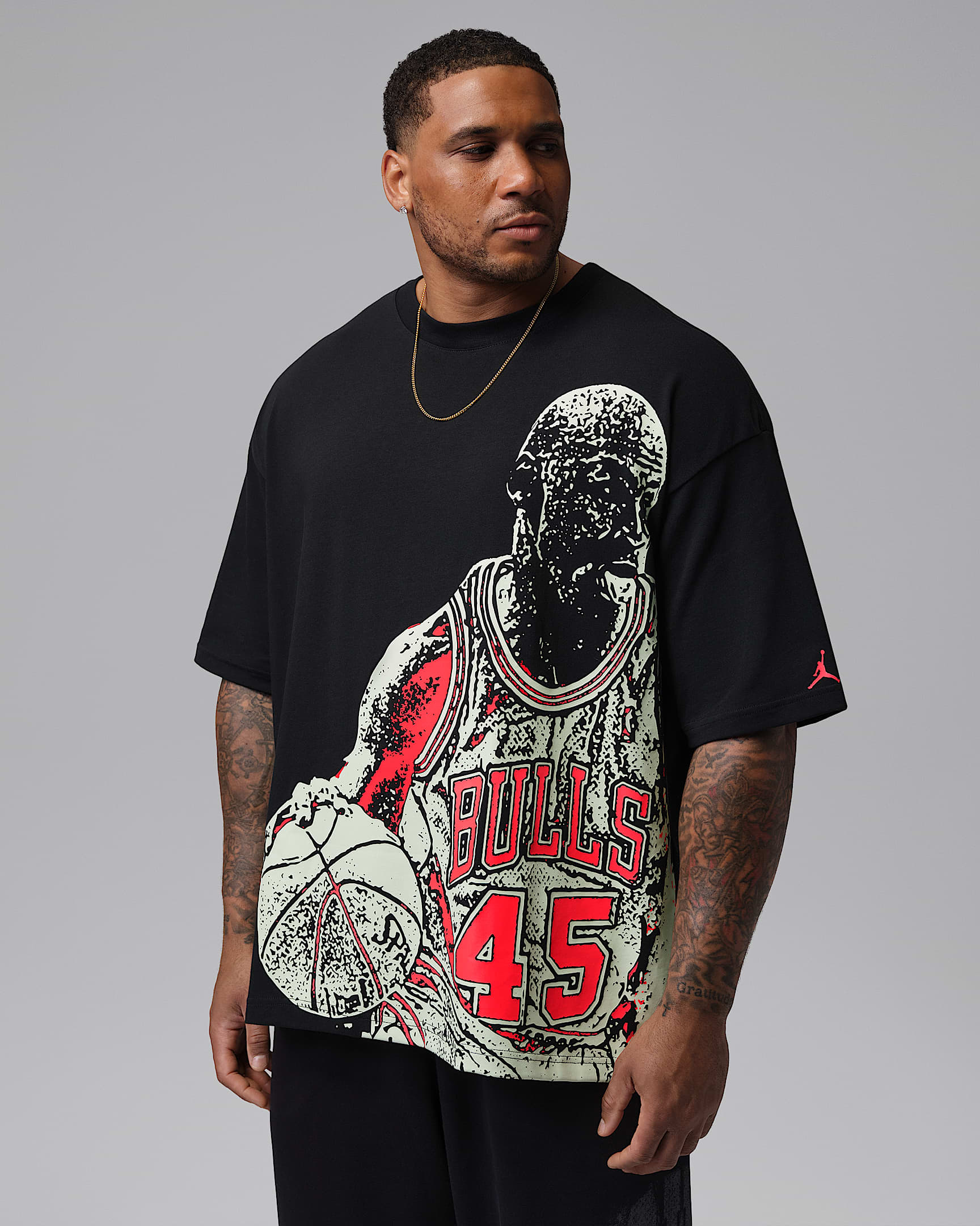 Jordan Sport Men's Dri-FIT Graphic T-Shirt - Black/Volt Tint