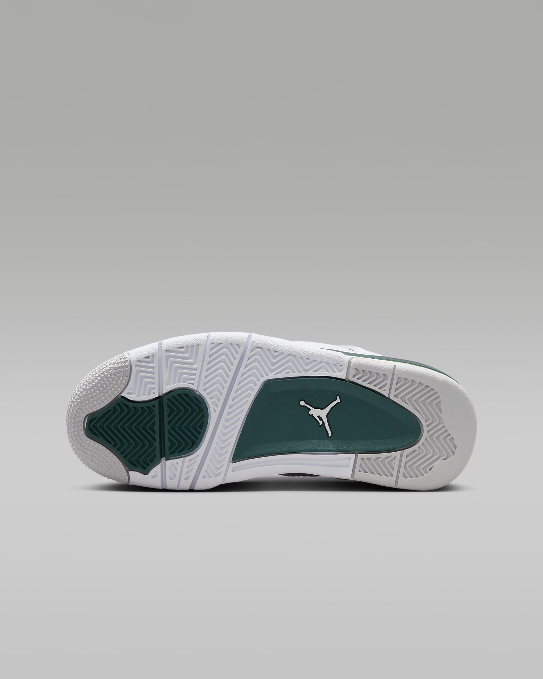 Air Jordan 4 Retro 'Oxidised Green' Older Kids' Shoes - White/White/Neutral Grey/Oxidised Green