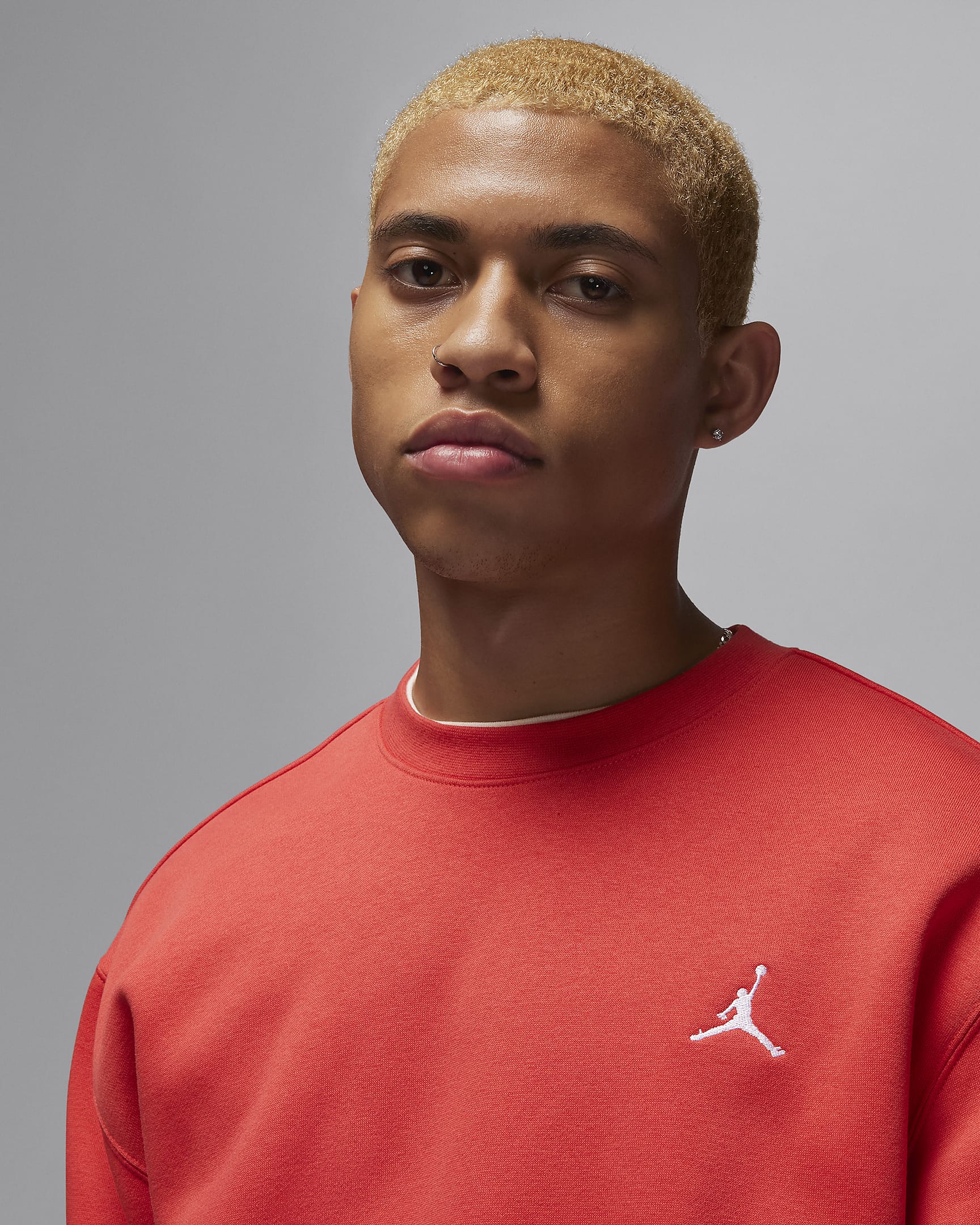 Jordan Brooklyn Fleece Men's CrewNeck Sweatshirt. Nike NL