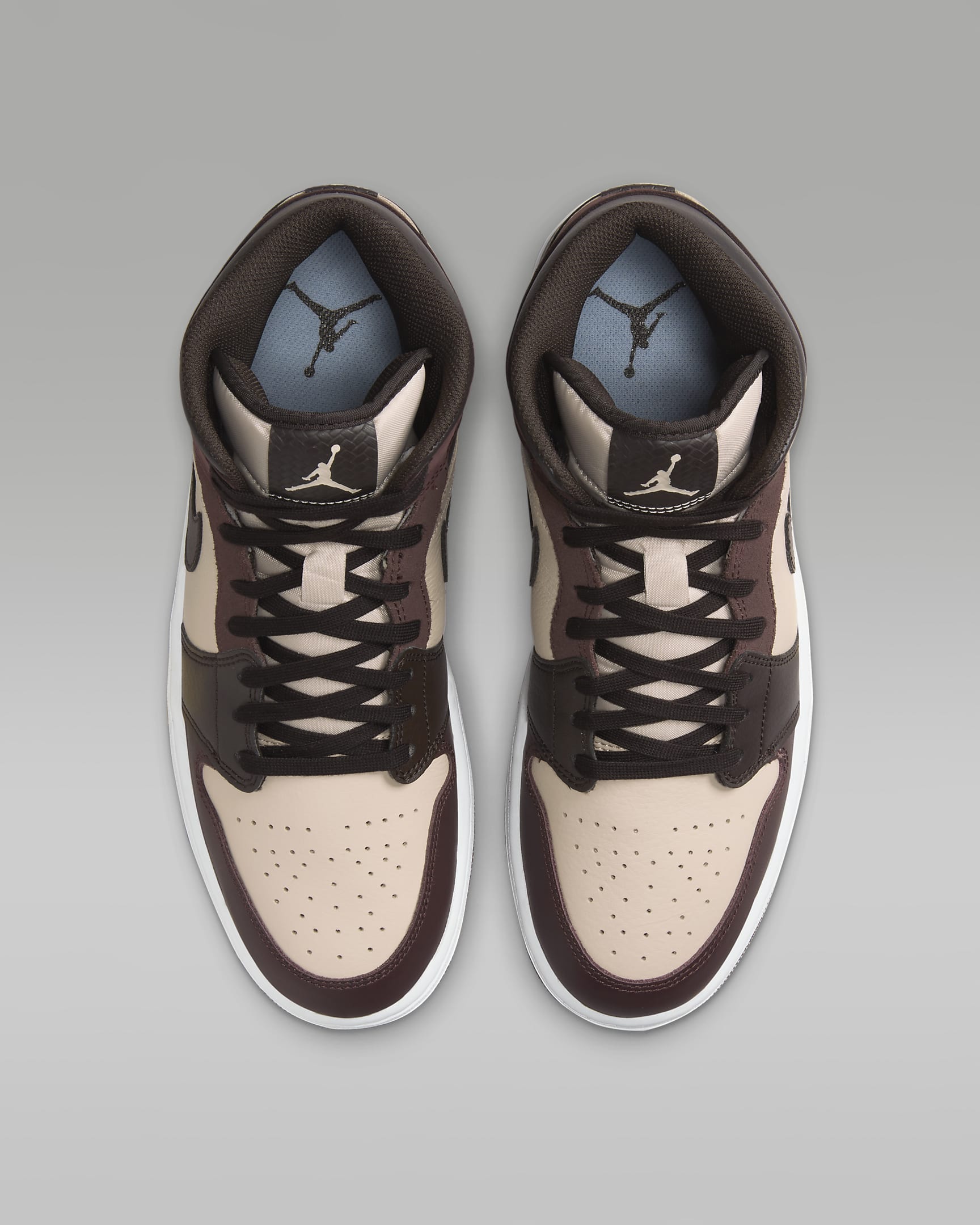 Air Jordan 1 Mid SE Men's Shoes - Velvet Brown/Sand Drift/Metallic Gold/Earth
