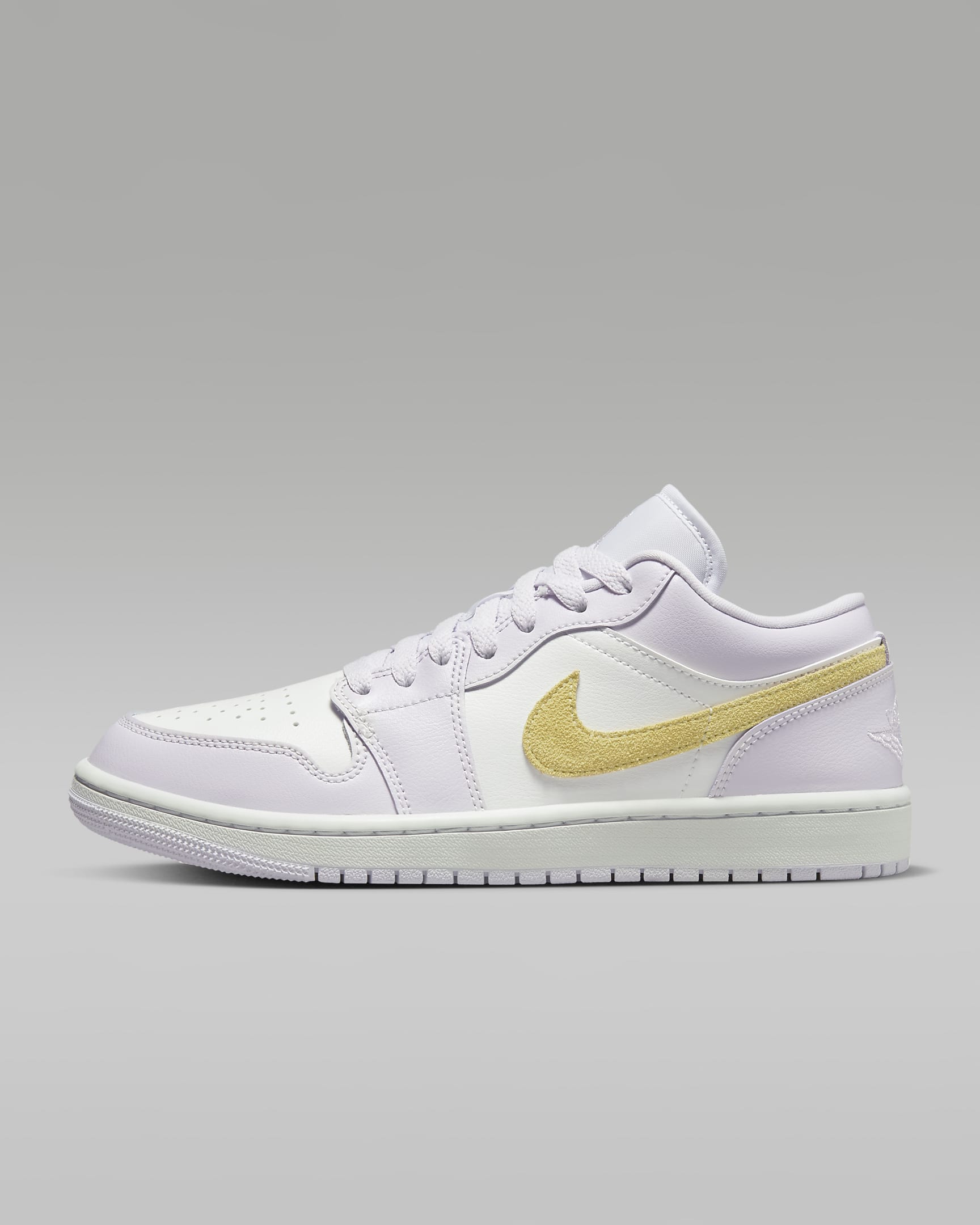 Air Jordan 1 Low Women's Shoes - Barely Grape/White/Lemon Wash