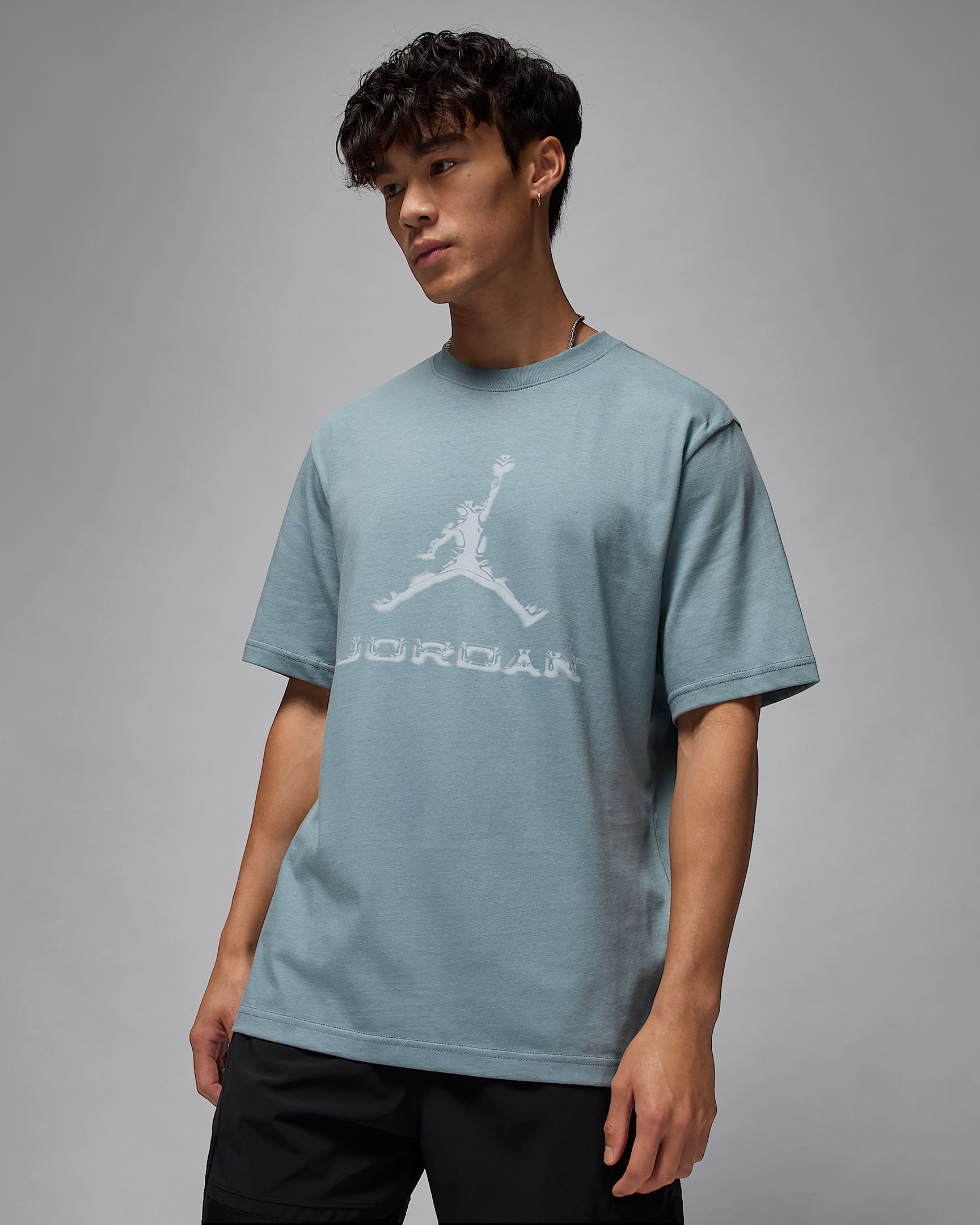 Jordan Sport Dri-FIT T-skjorte til herre - Aviator Grey/Light Silver