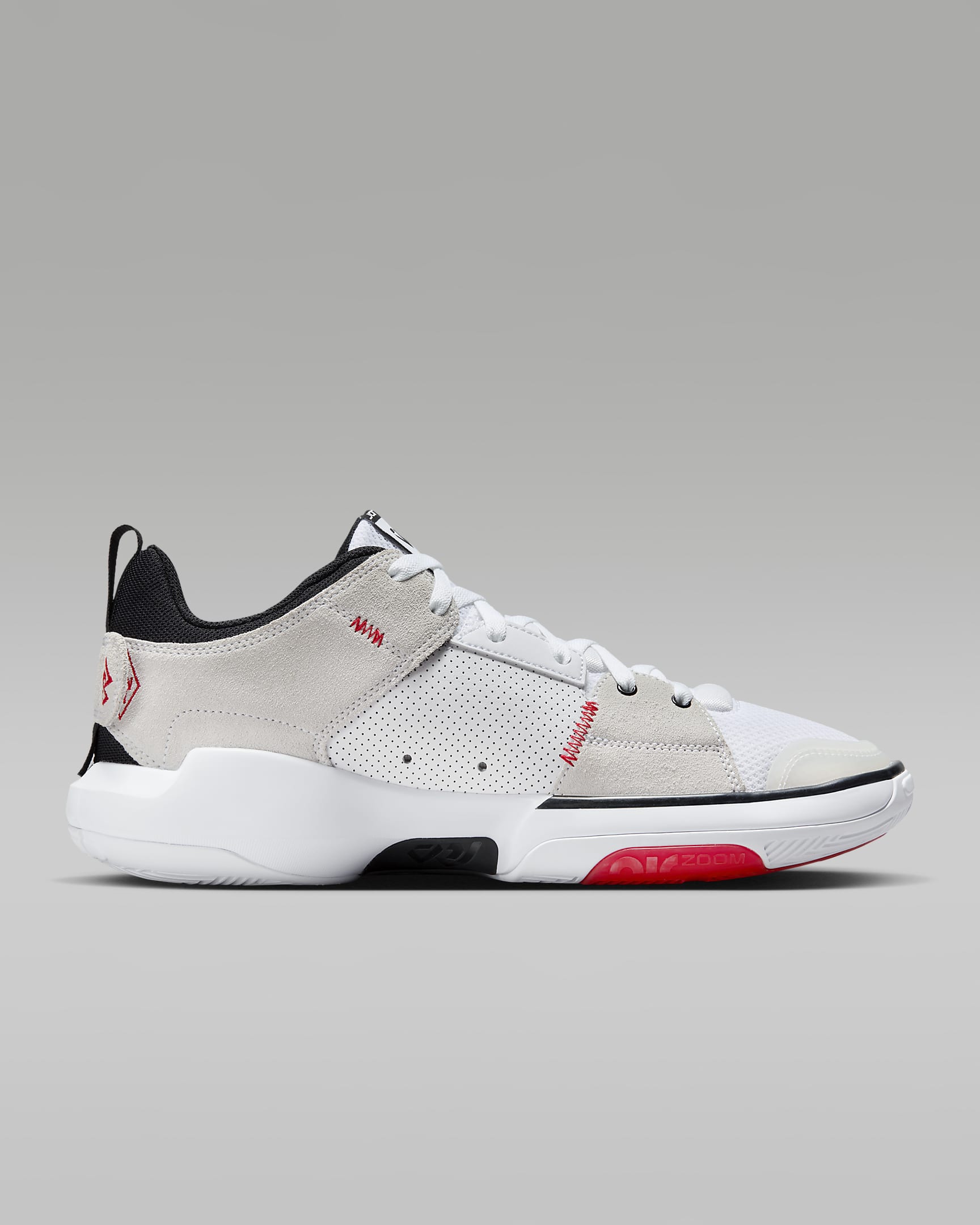 Jordan One Take 5 Basketball Shoes - White/Black/University Red