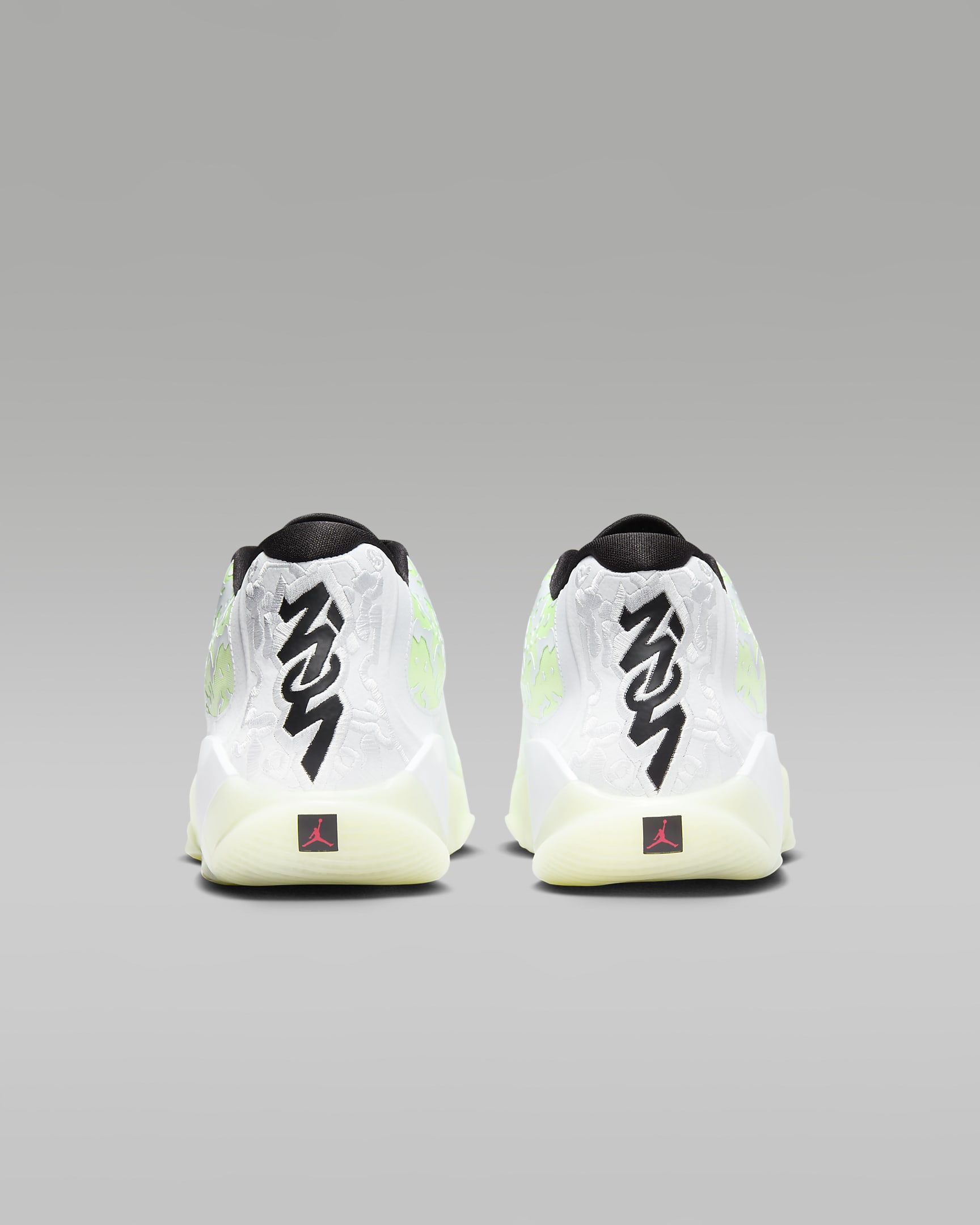 Zion 3 Basketball Shoes - White/Black/Barely Volt/White