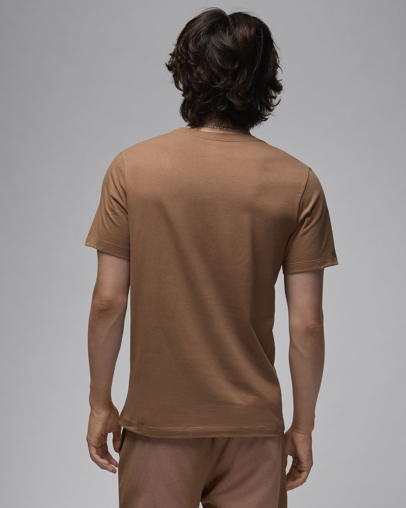 Ανδρικό κοντομάνικο T-Shirt Jordan Jumpman - Archaeo Brown/Λευκό